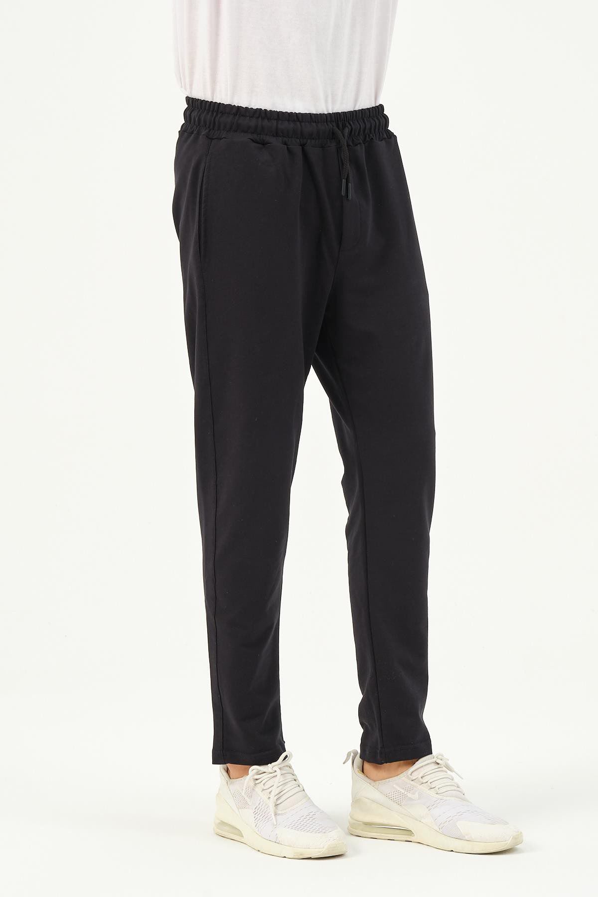 Herren Straight Leg Seitentaschen Jogginghose
