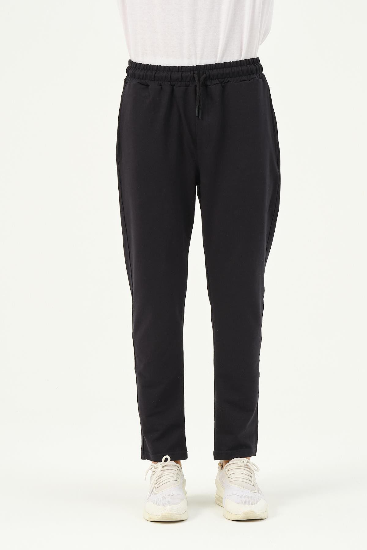 Herren Straight Leg Seitentaschen Jogginghose