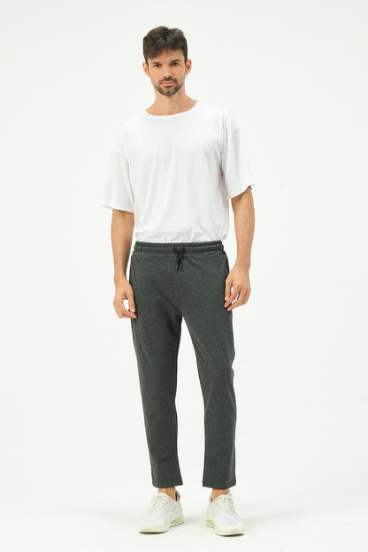 Herren Straight Leg Seitentaschen Jogginghose
