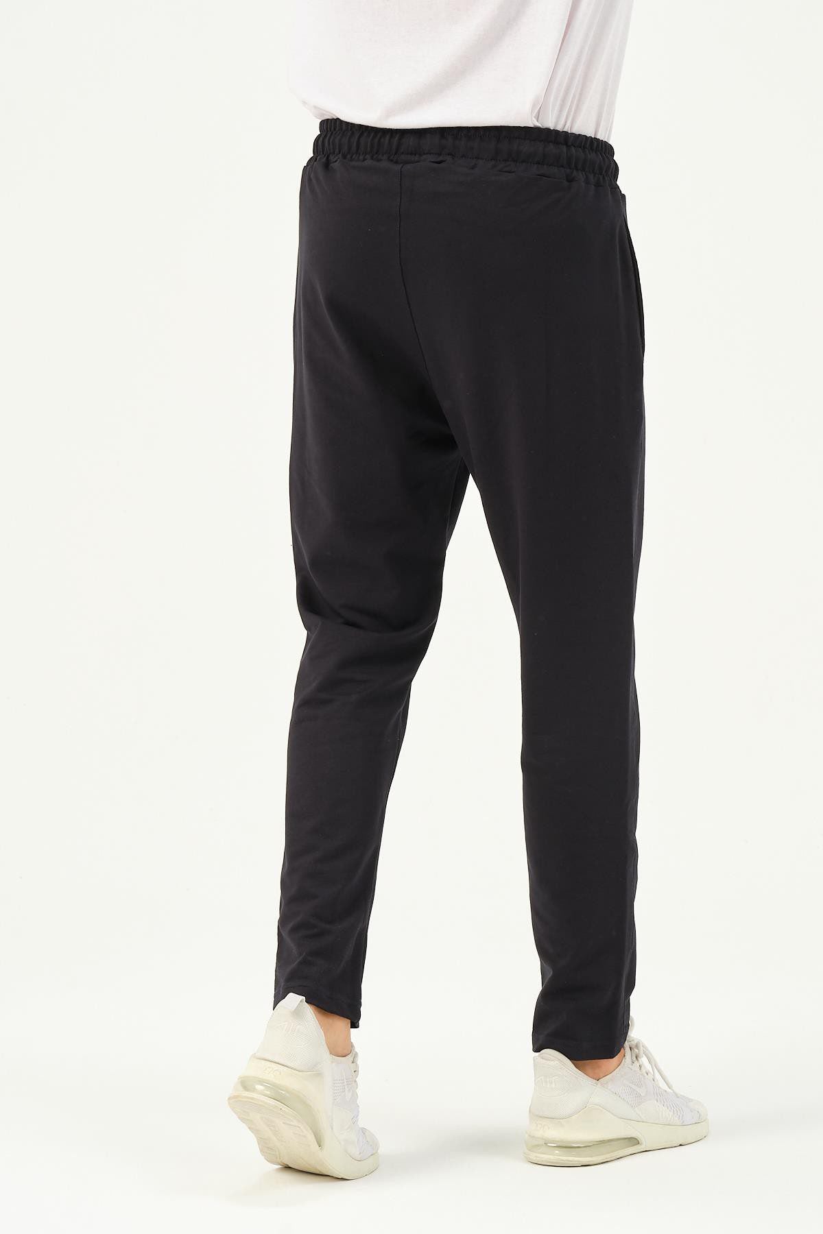 Herren Straight Leg Seitentaschen Jogginghose