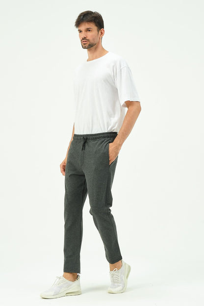 Herren Straight Leg Seitentaschen Jogginghose
