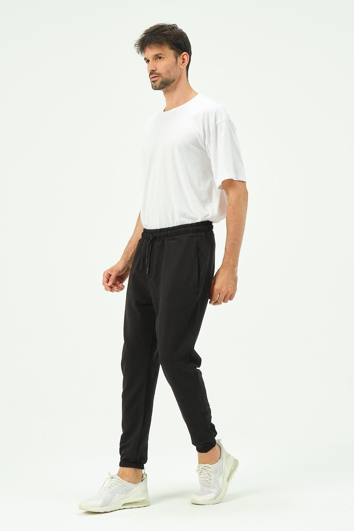 Herren Jogginghose mit elastischem Bund und Seitentasche