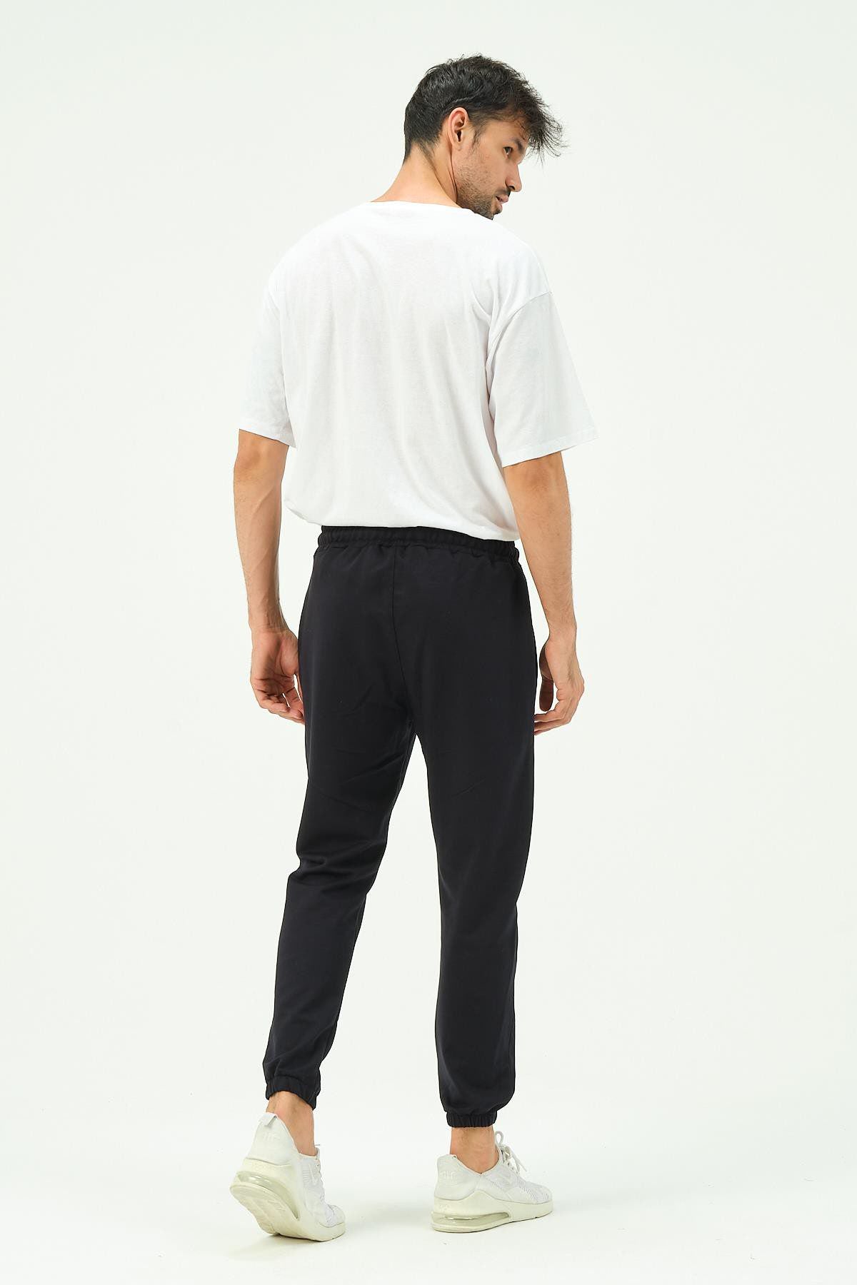 Herren Jogginghose mit elastischem Bund und Seitentasche