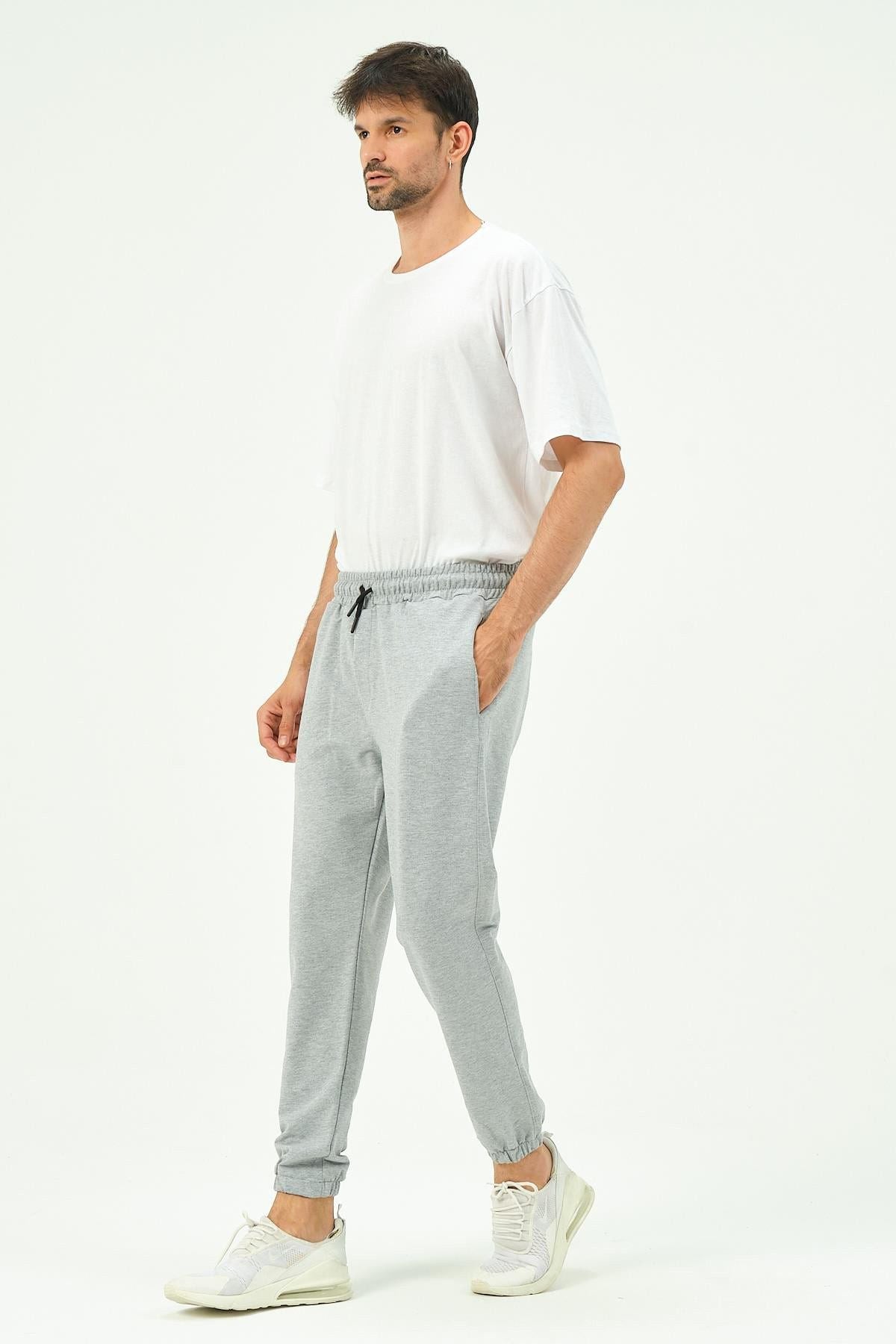 Herren Jogginghose mit elastischem Bund und Seitentasche