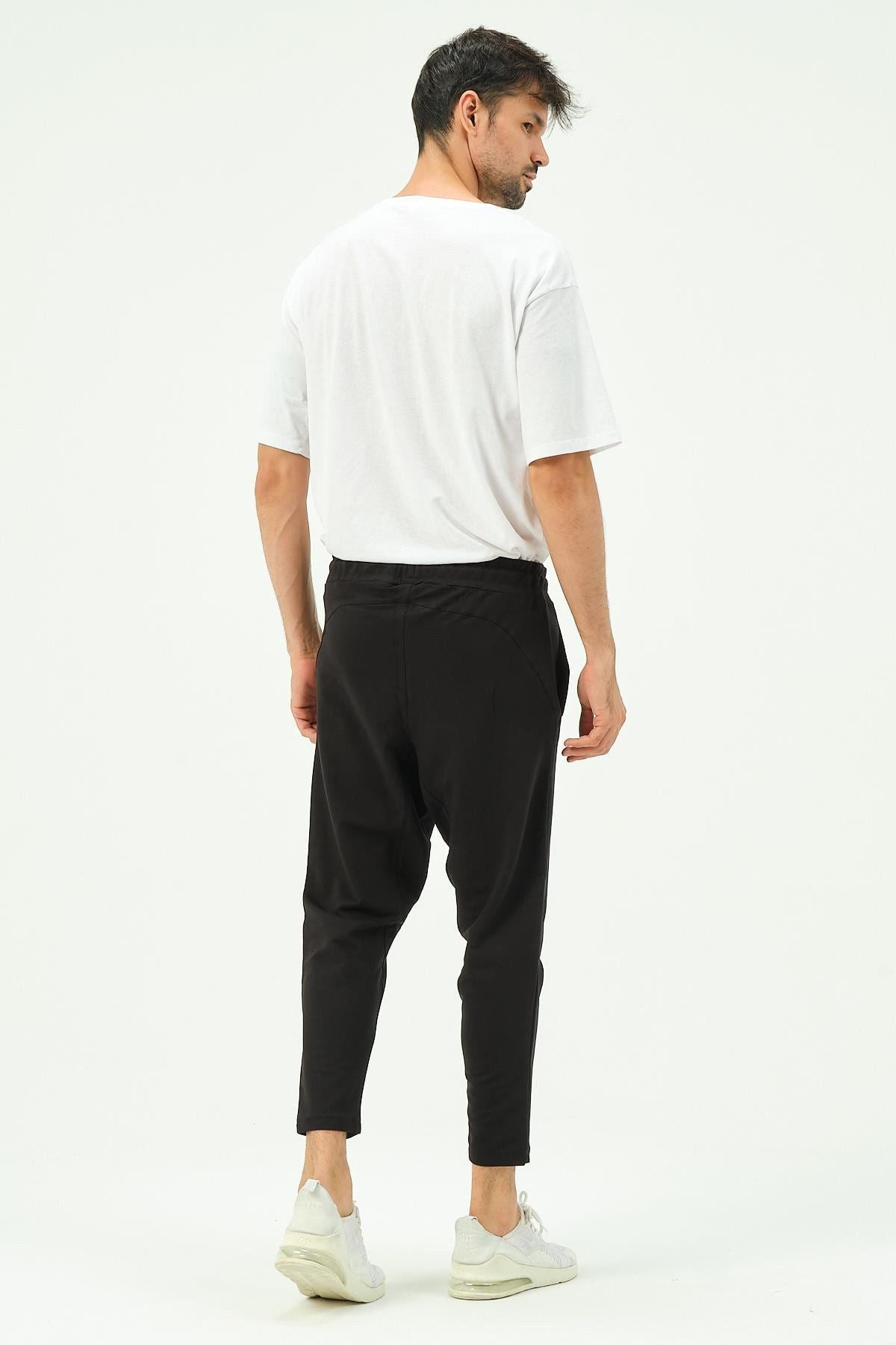 Herren Straight Leg Gesäßtaschen Jogginghose