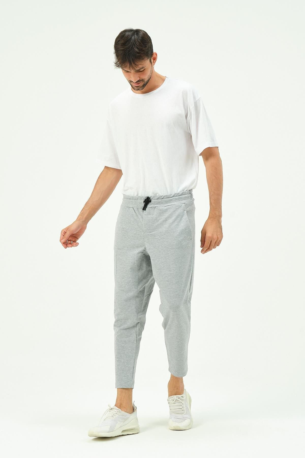 Herren Straight Leg Gesäßtaschen Jogginghose