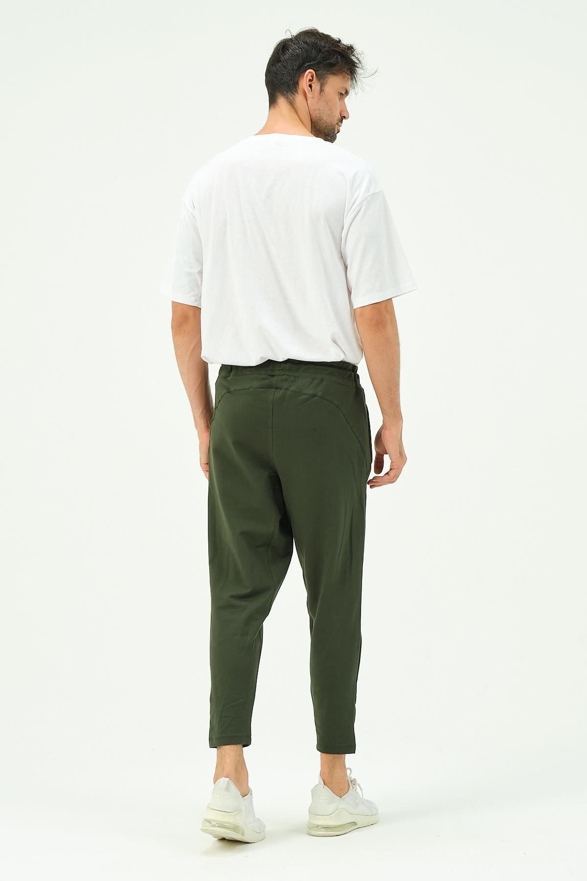 Herren Straight Leg Gesäßtaschen Jogginghose
