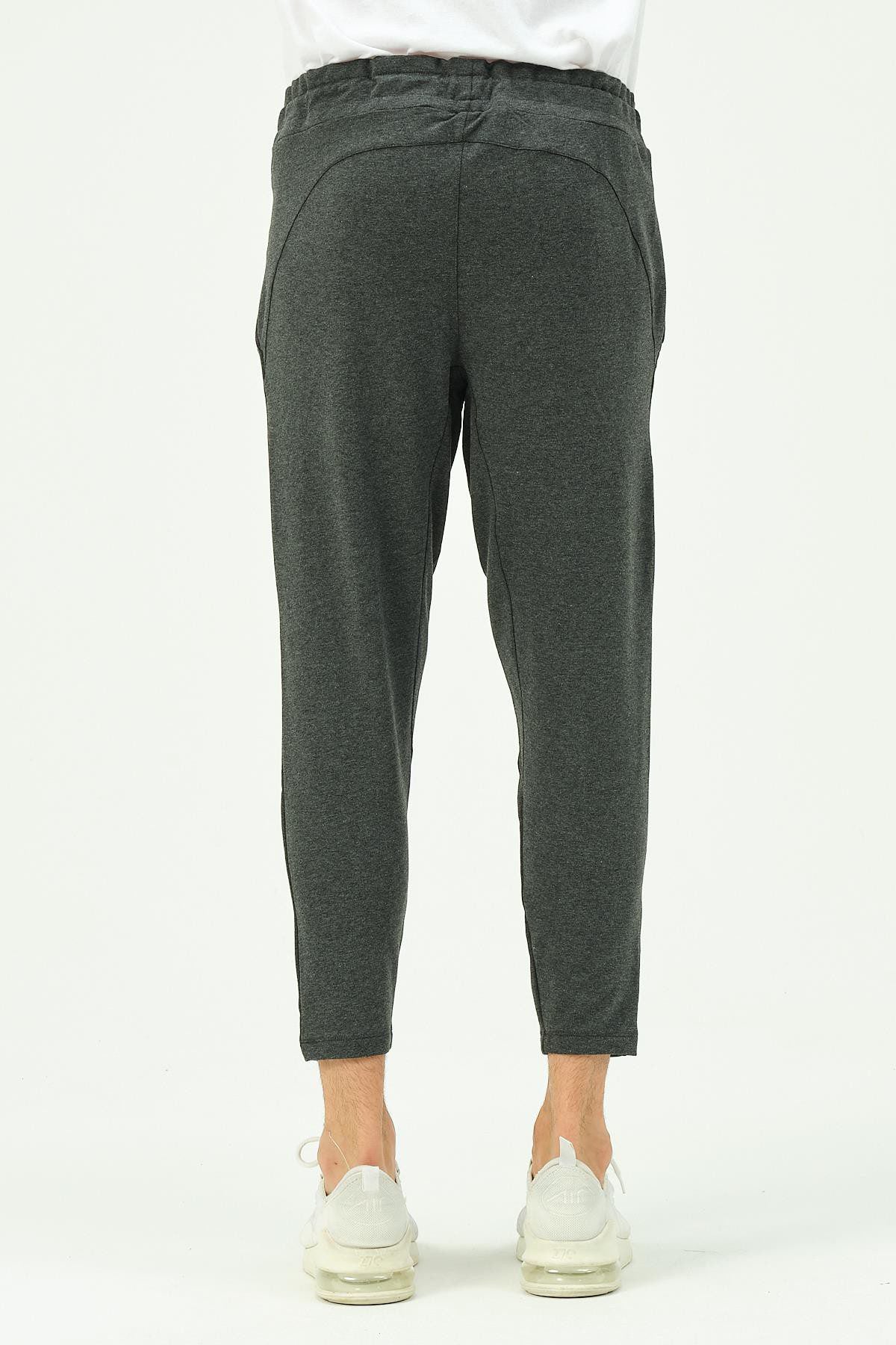 Herren Straight Leg Gesäßtaschen Jogginghose