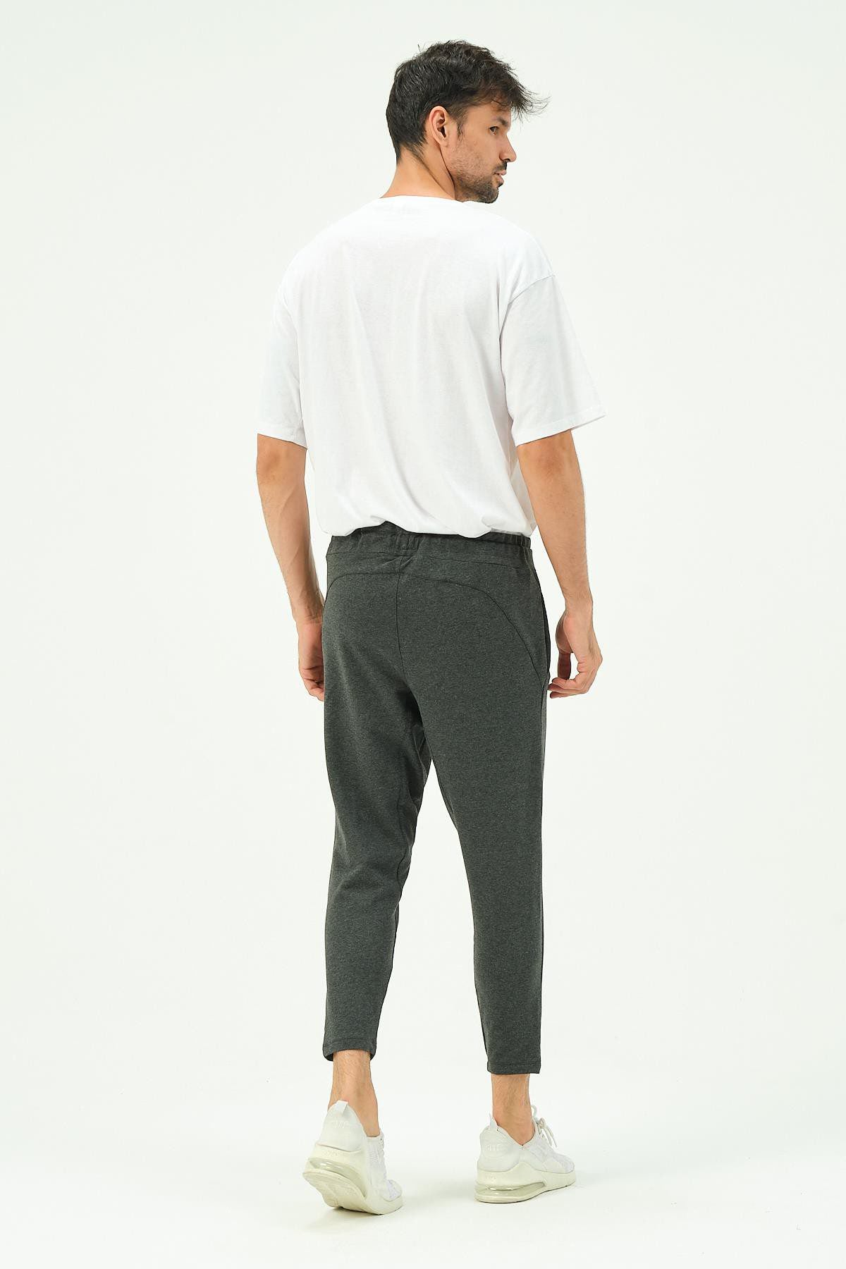 Herren Straight Leg Gesäßtaschen Jogginghose