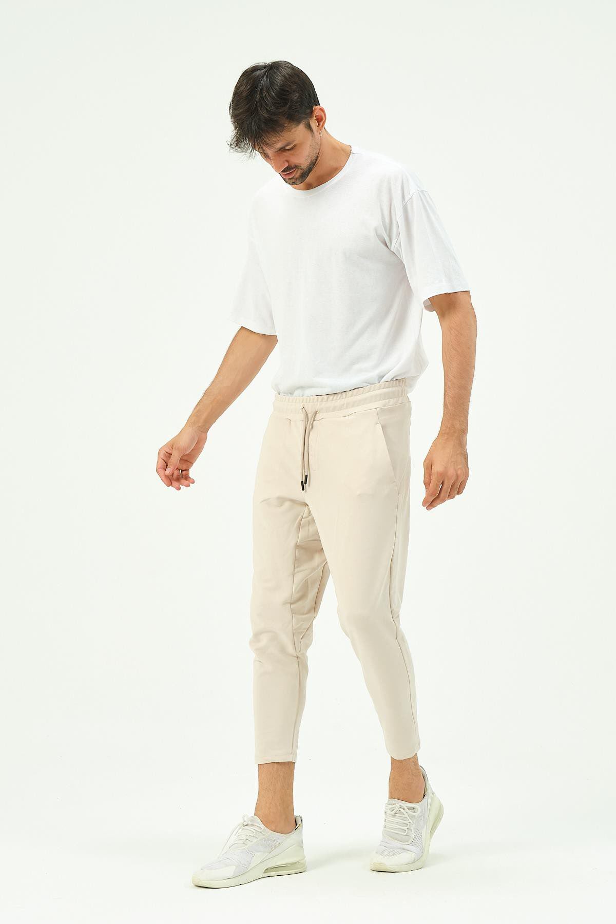 Herren Straight Leg Gesäßtaschen Jogginghose