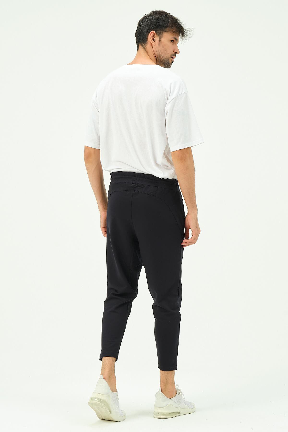 Herren Straight Leg Gesäßtaschen Jogginghose