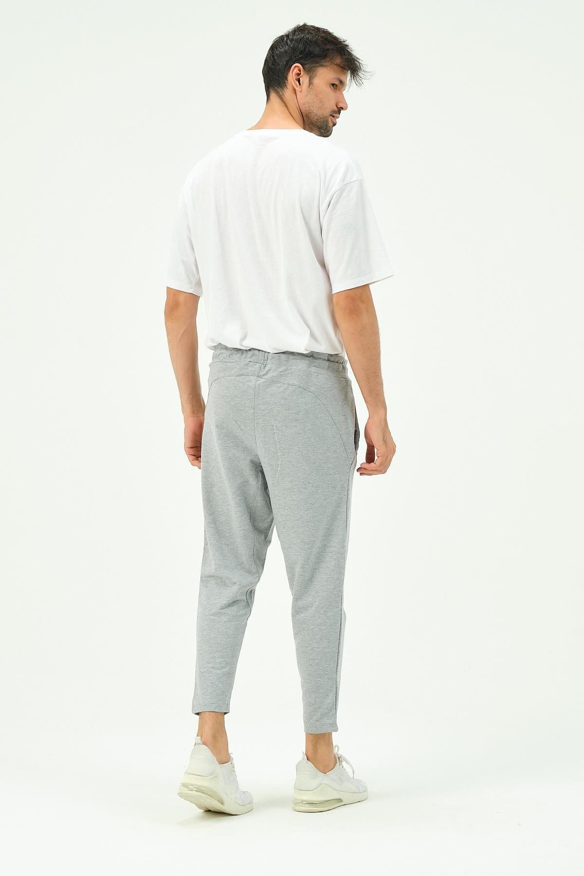 Herren Straight Leg Gesäßtaschen Jogginghose