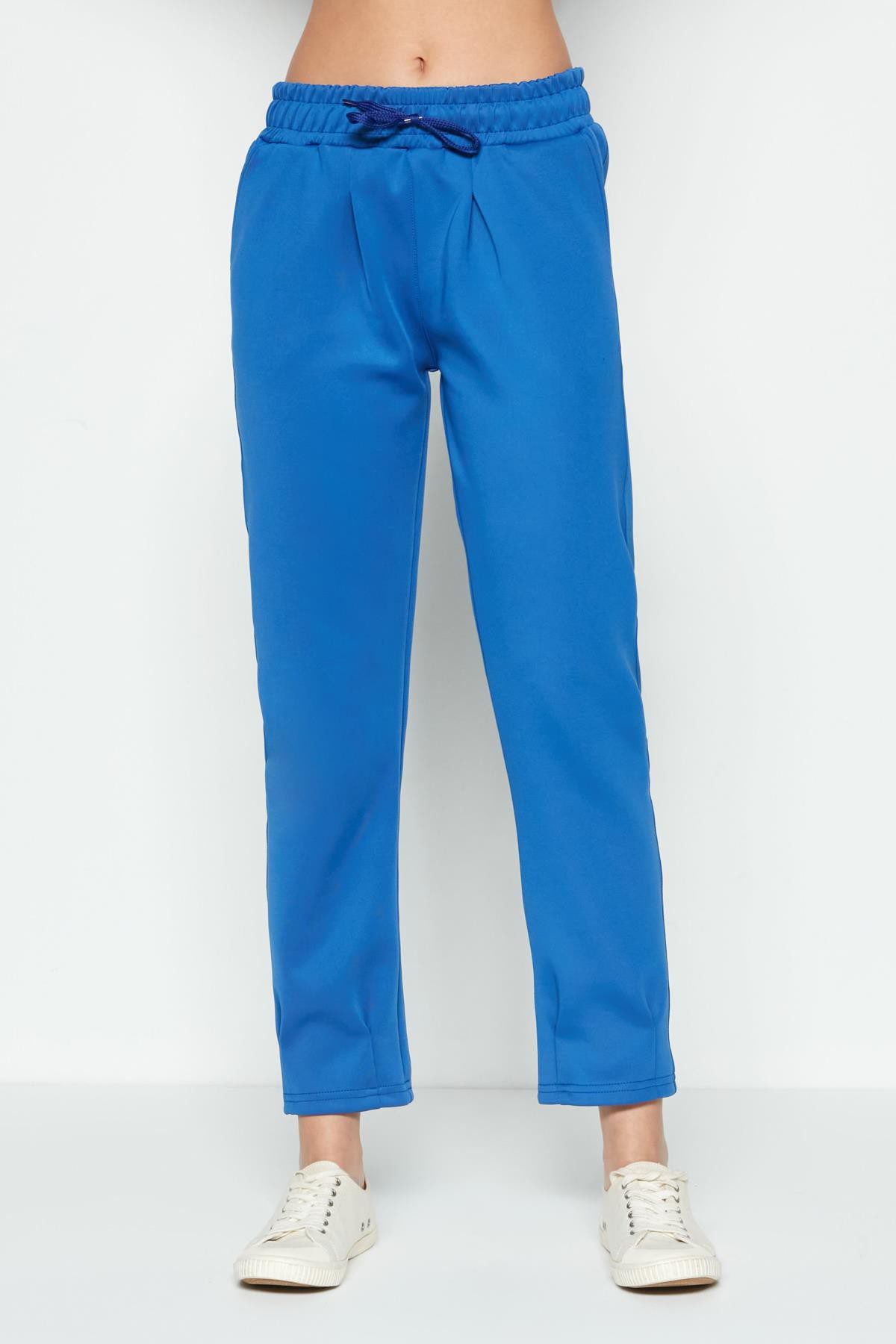 Gerüschte Taille und Saum Jogginghose