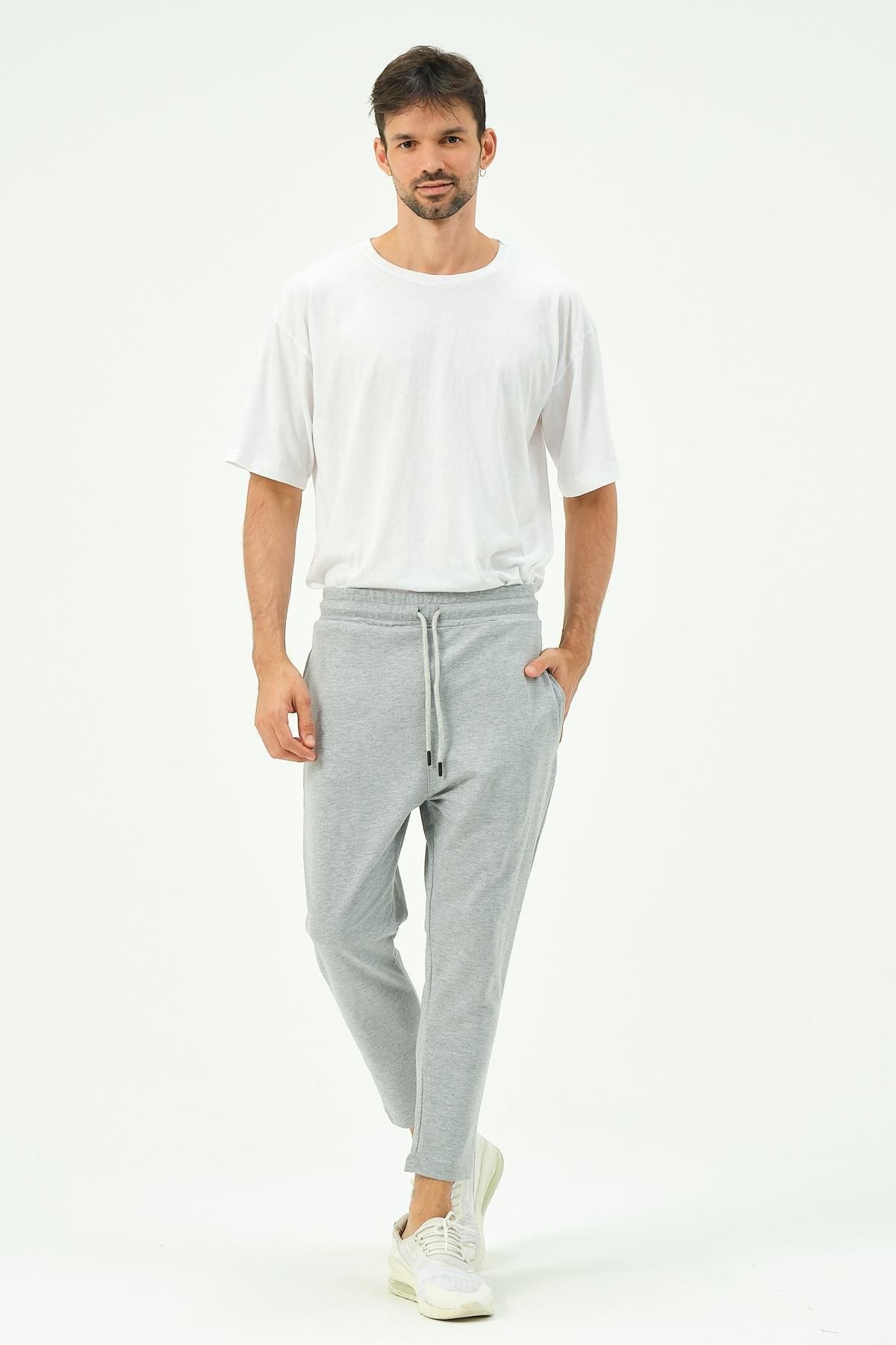 Herren Loose Fit Straight Leg Sweatpants