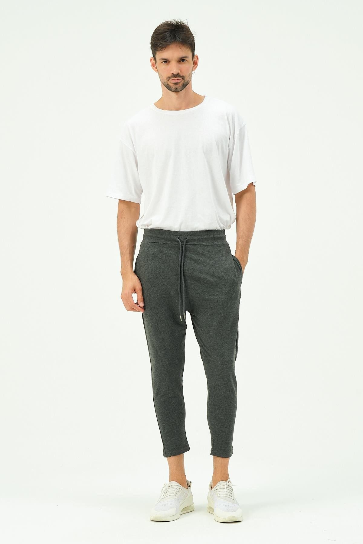 Herren Loose Fit Straight Leg Sweatpants