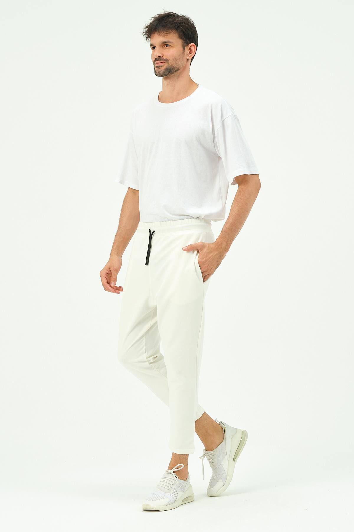 Herren Loose Fit Straight Leg Sweatpants