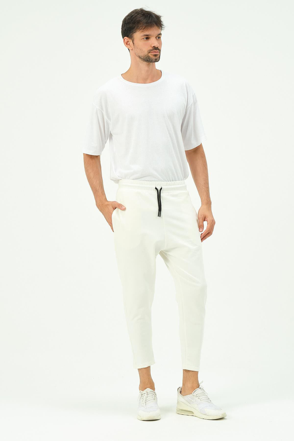 Herren Loose Fit Straight Leg Sweatpants