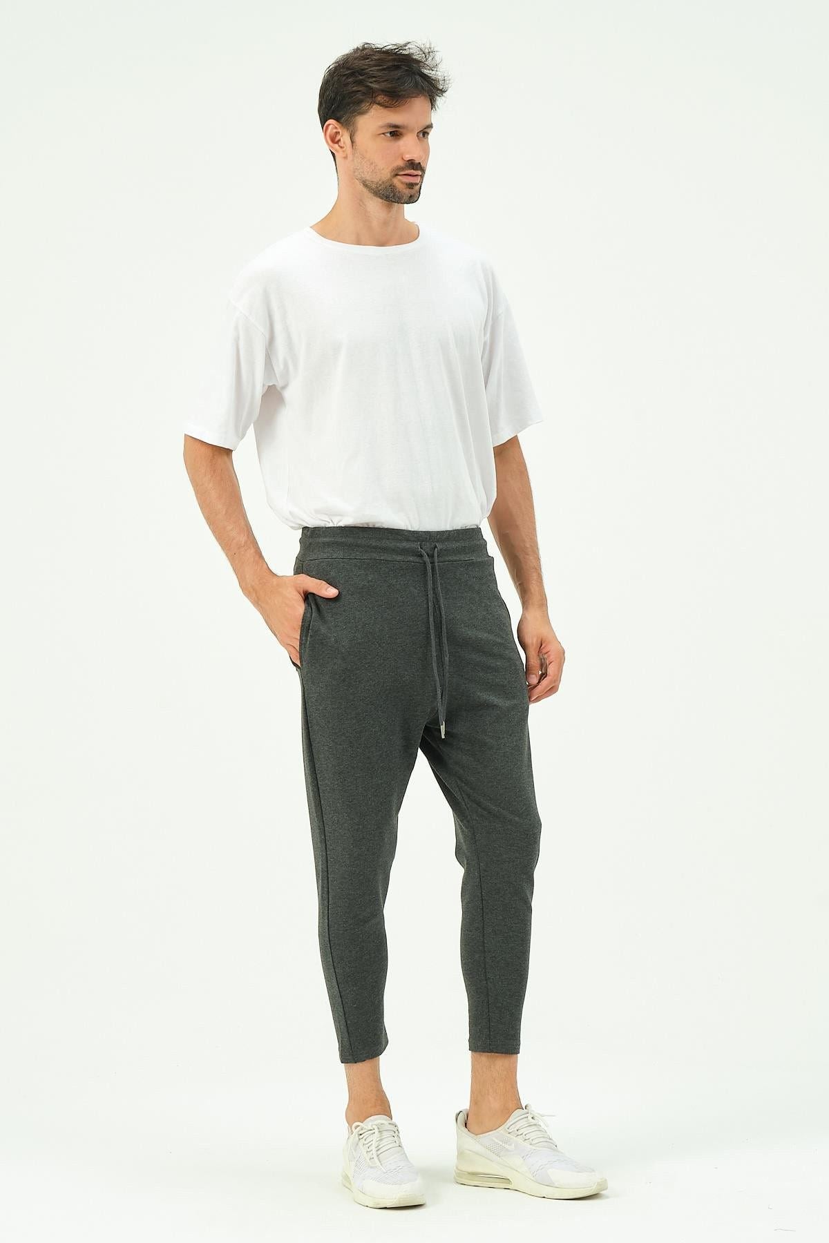 Herren Loose Fit Straight Leg Sweatpants