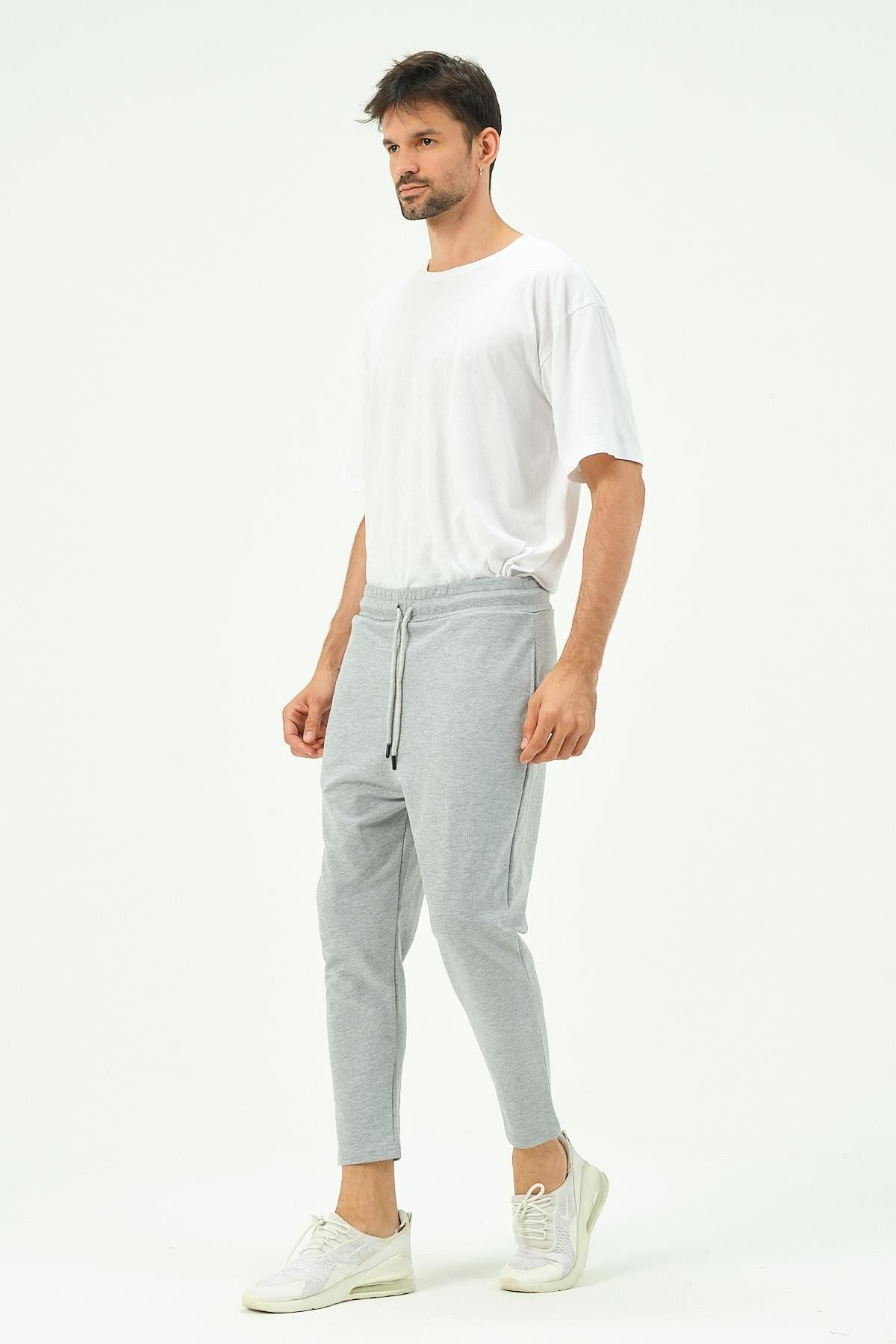Herren Loose Fit Straight Leg Sweatpants