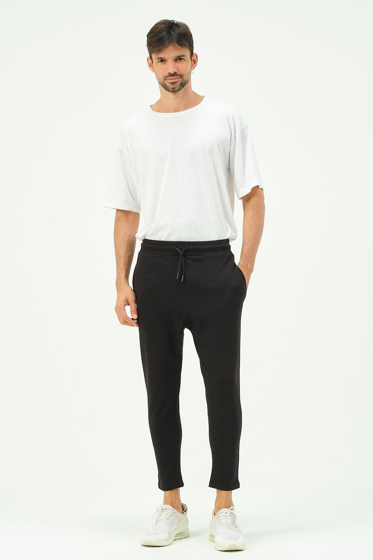 Herren Loose Fit Straight Leg Sweatpants
