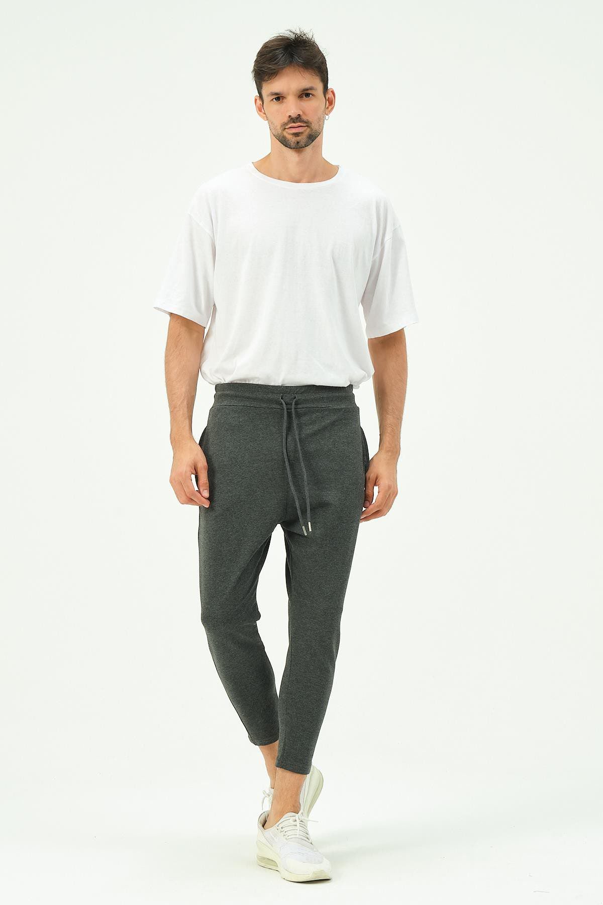 Herren Loose Fit Straight Leg Sweatpants