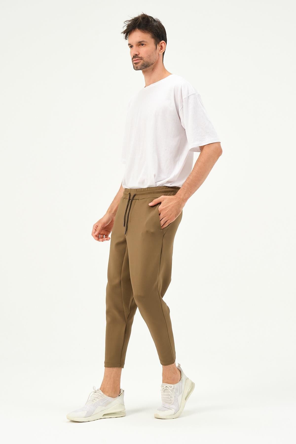 Herren Straight Leg Sweatpants mit Taillendetail