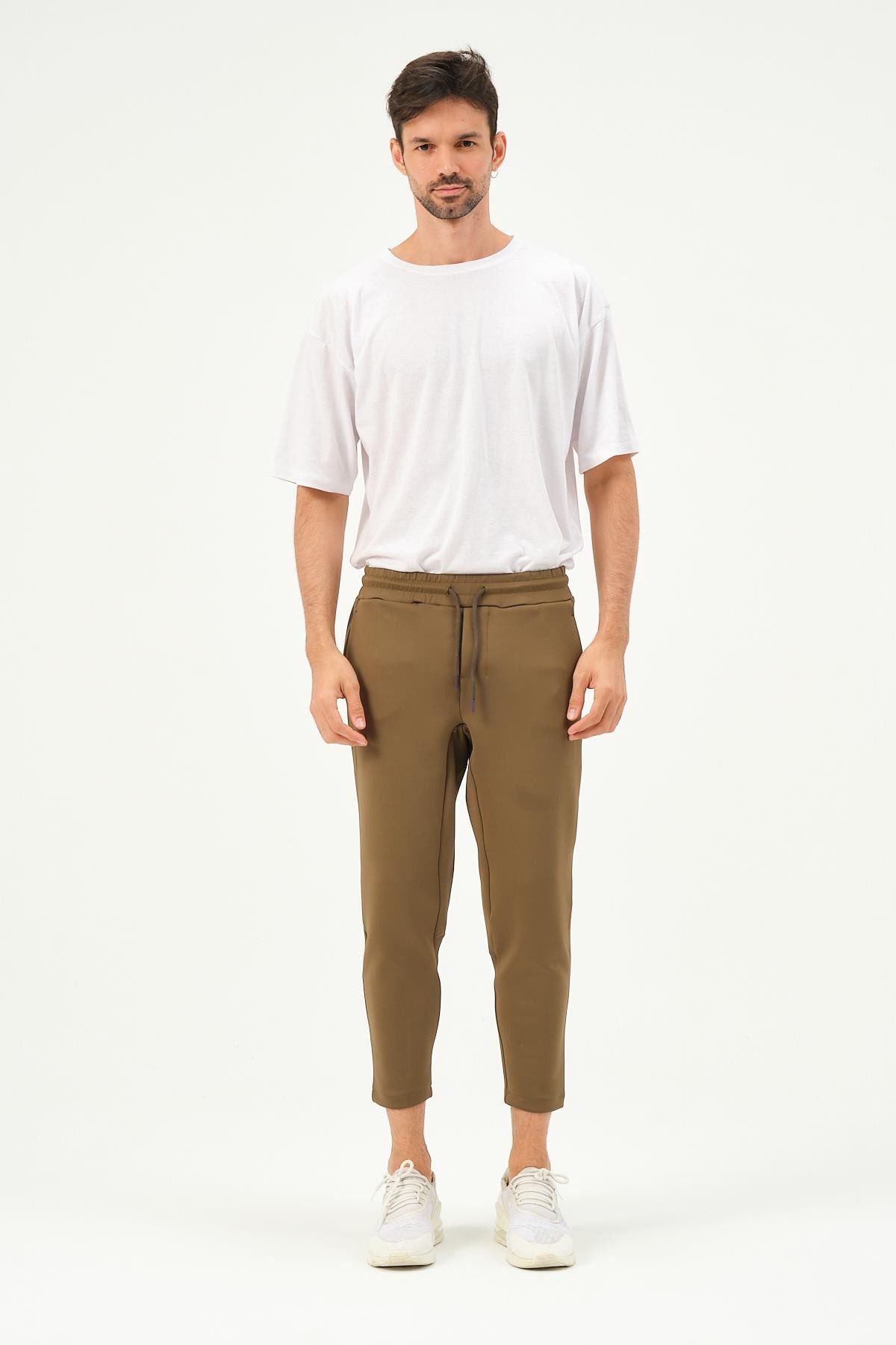 Herren Straight Leg Sweatpants mit Taillendetail