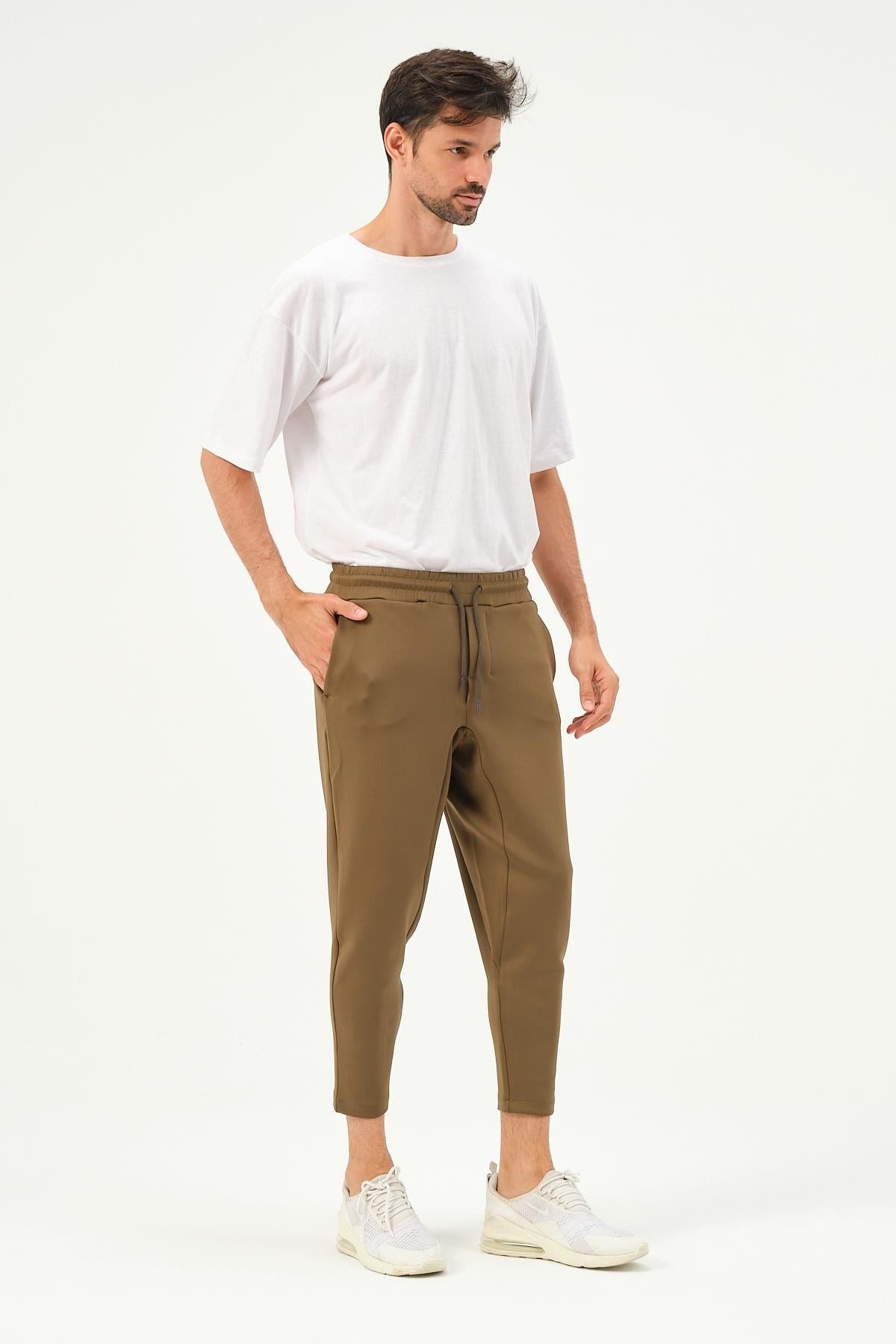 Herren Straight Leg Sweatpants mit Taillendetail