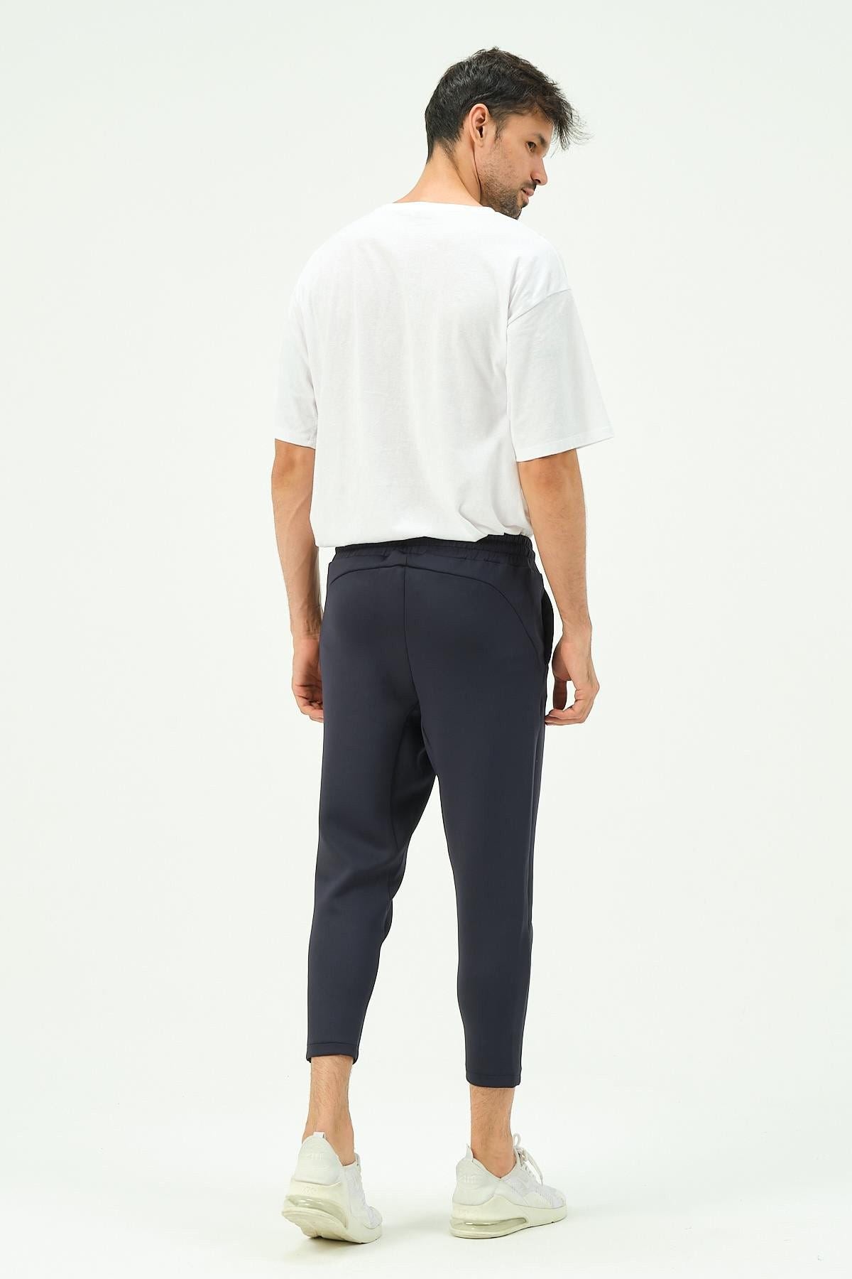 Herren Straight Leg Sweatpants mit Taillendetail