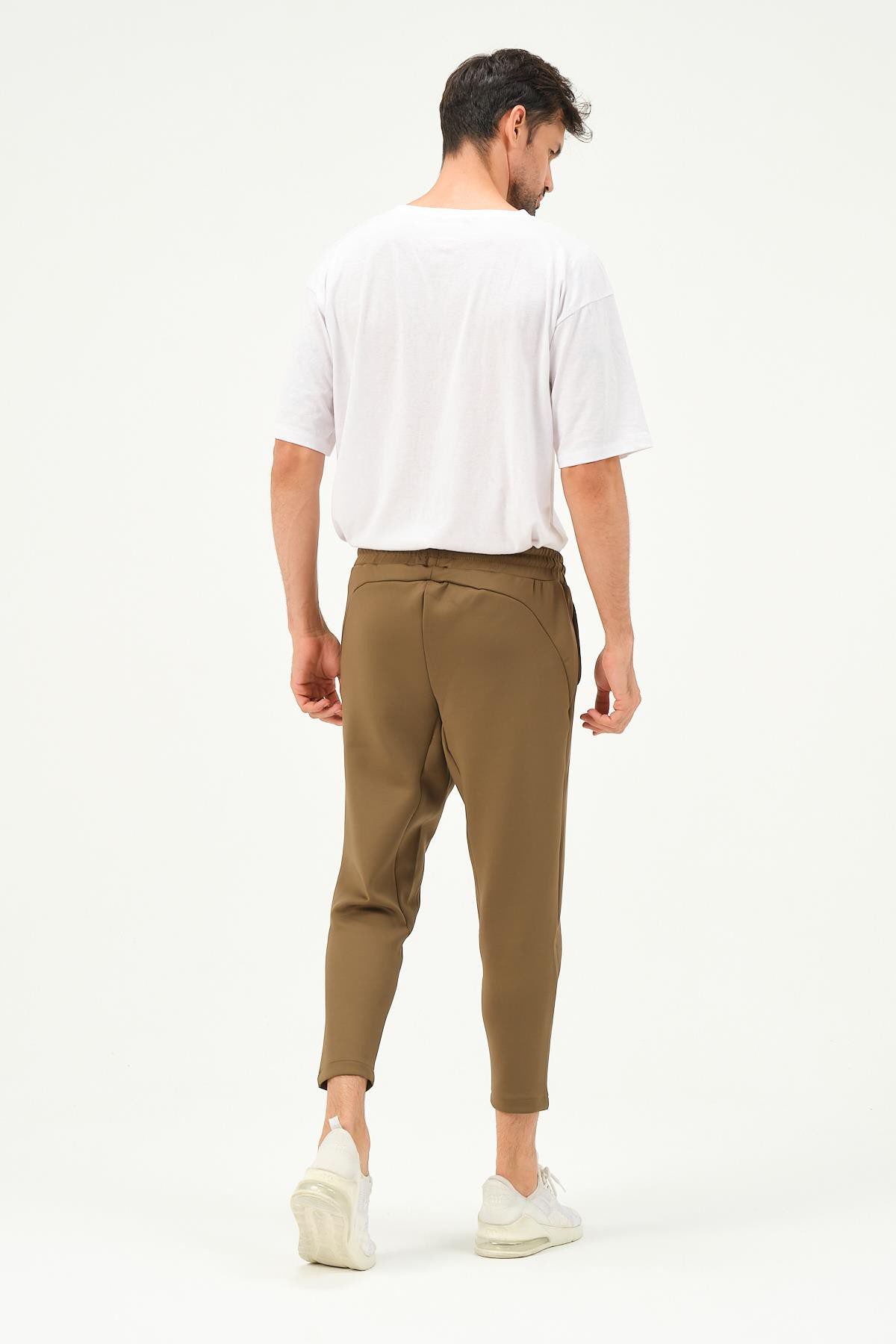 Herren Straight Leg Sweatpants mit Taillendetail