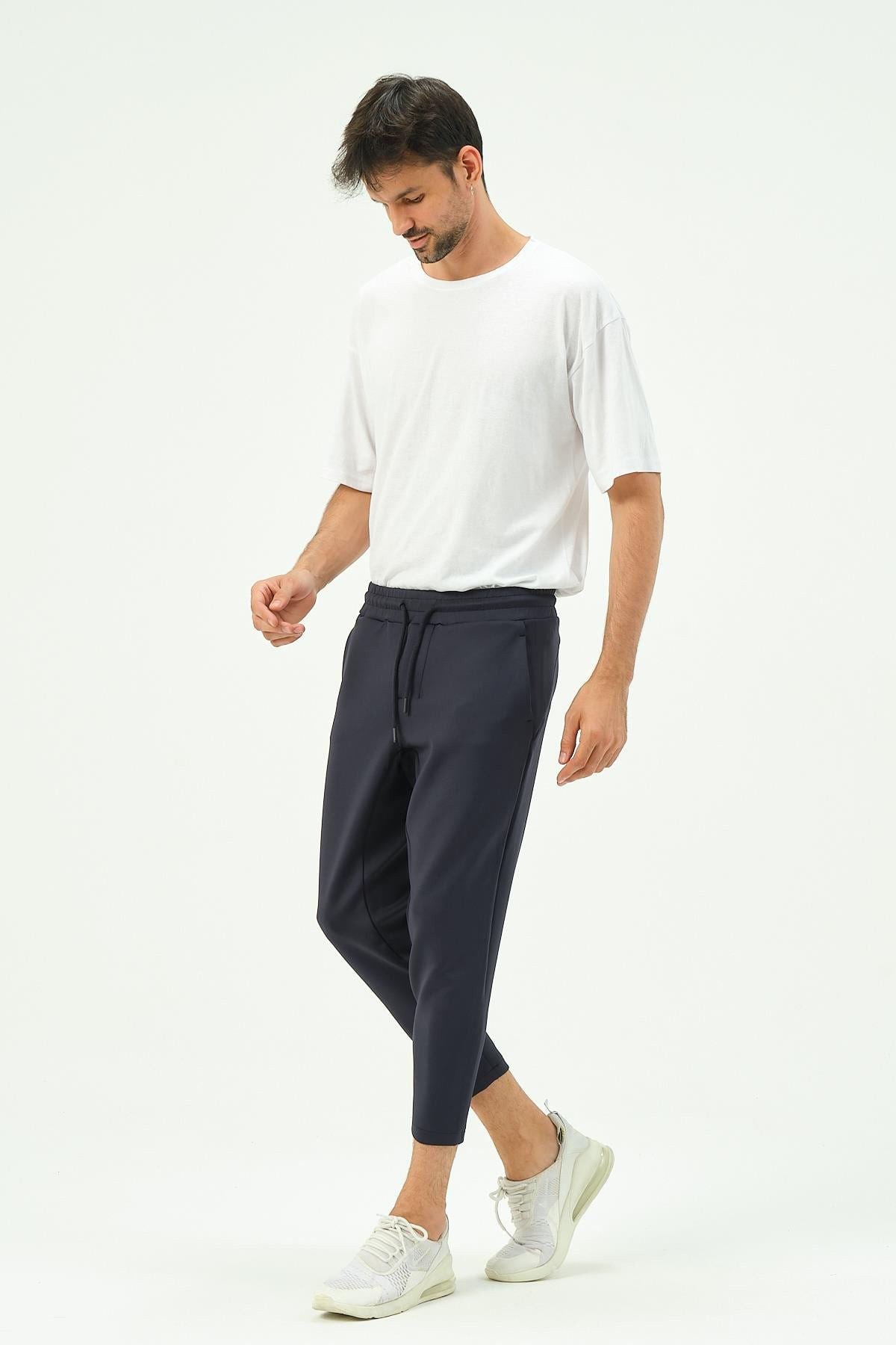 Herren Straight Leg Sweatpants mit Taillendetail