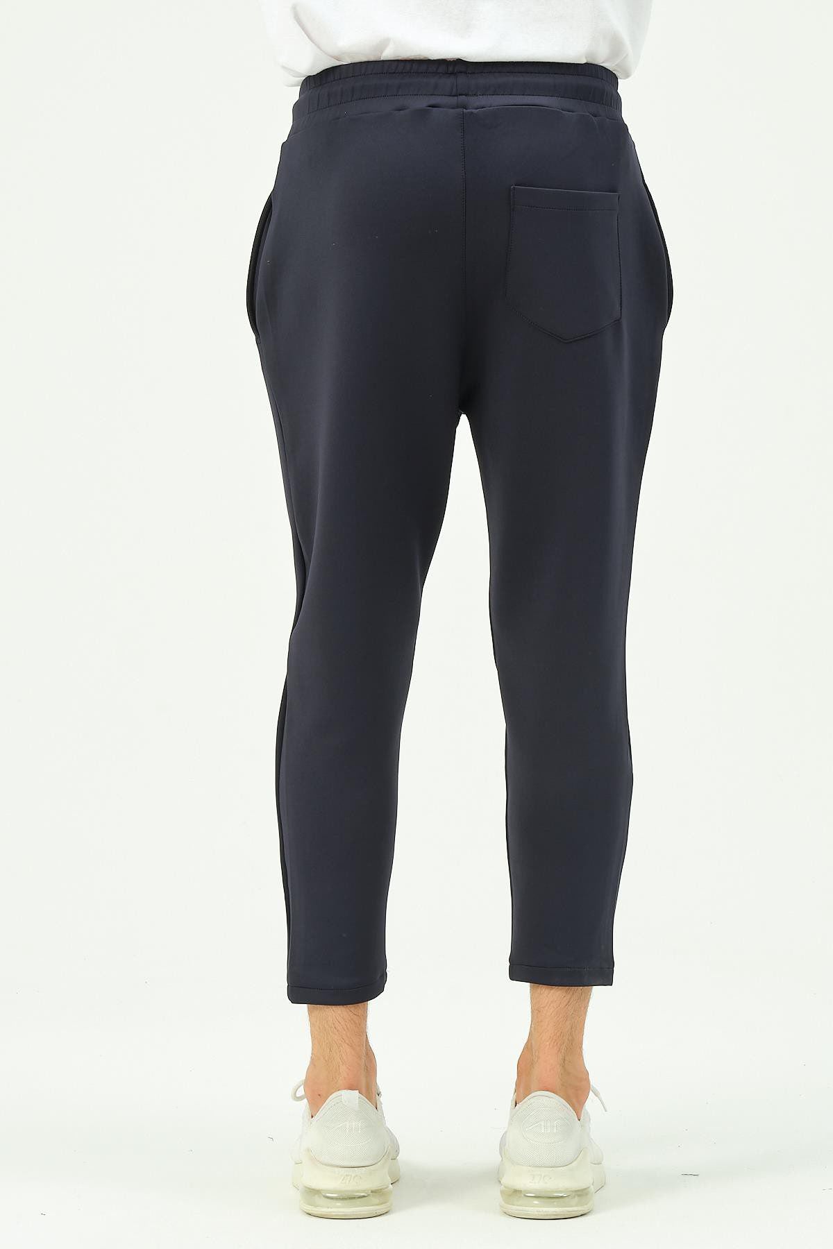 Herren Straight Fit Gesäßtaschen Jogginghose