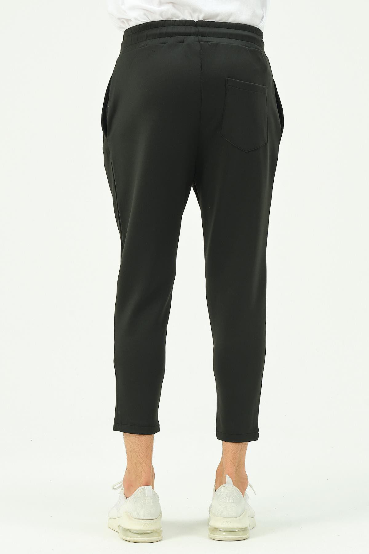 Herren Straight Fit Gesäßtaschen Jogginghose