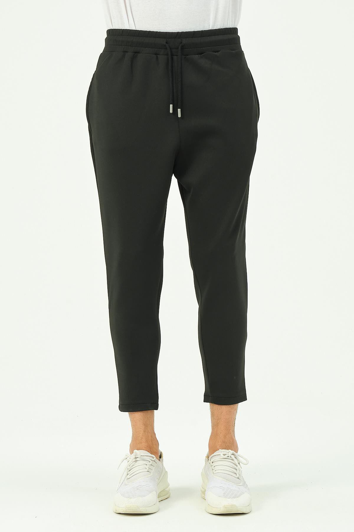 Herren Straight Fit Gesäßtaschen Jogginghose
