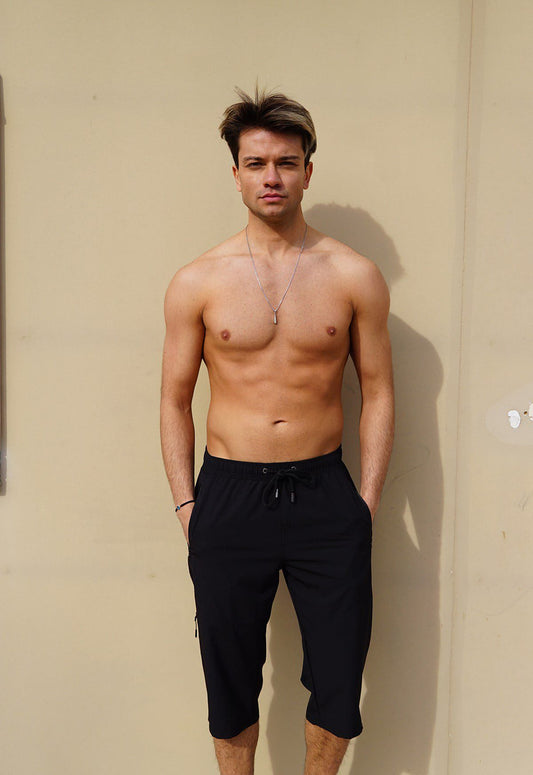Herren Übergröße Lycra Badehose