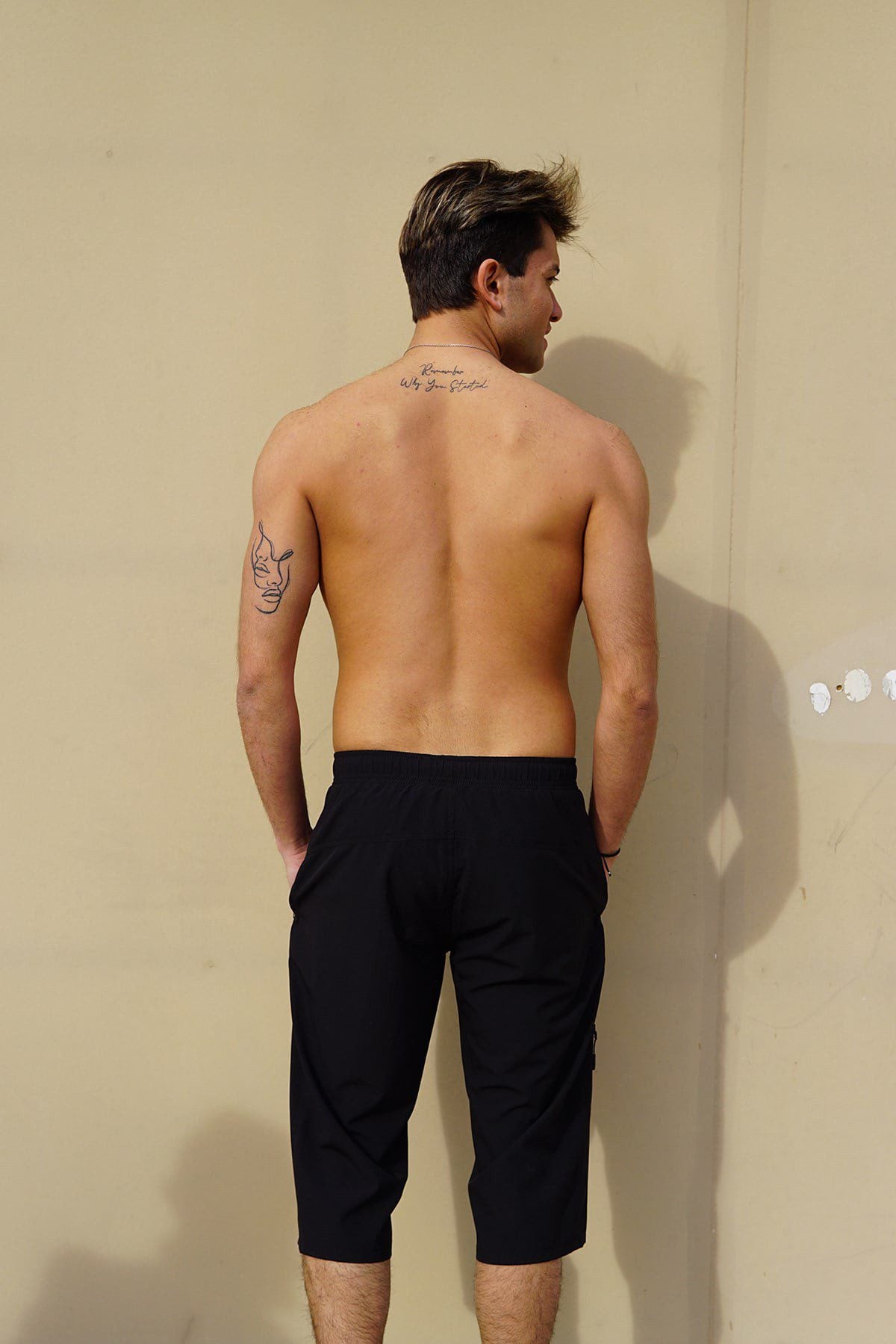Herren Übergröße Lycra Badehose