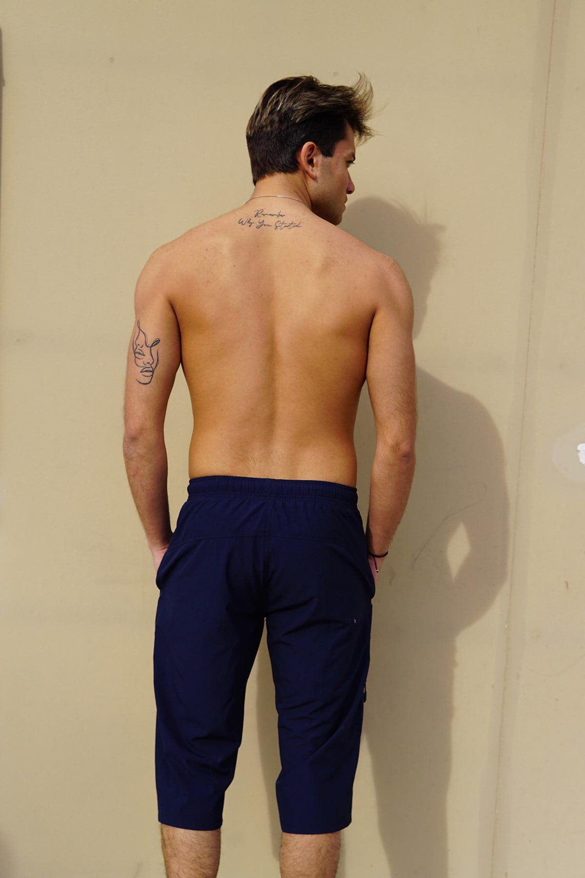 Herren Übergröße Lycra Badehose