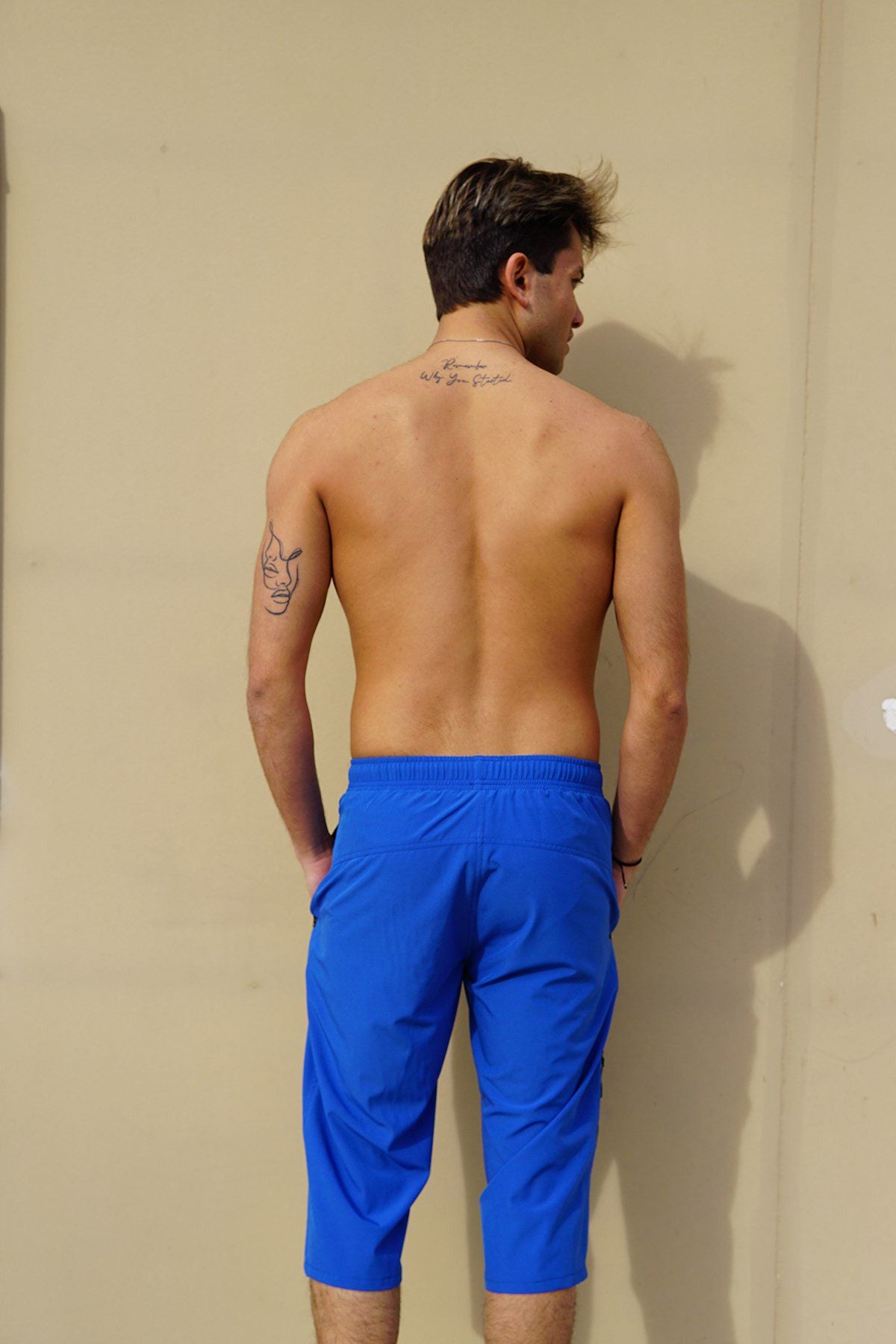 Herren Übergröße Lycra Badehose