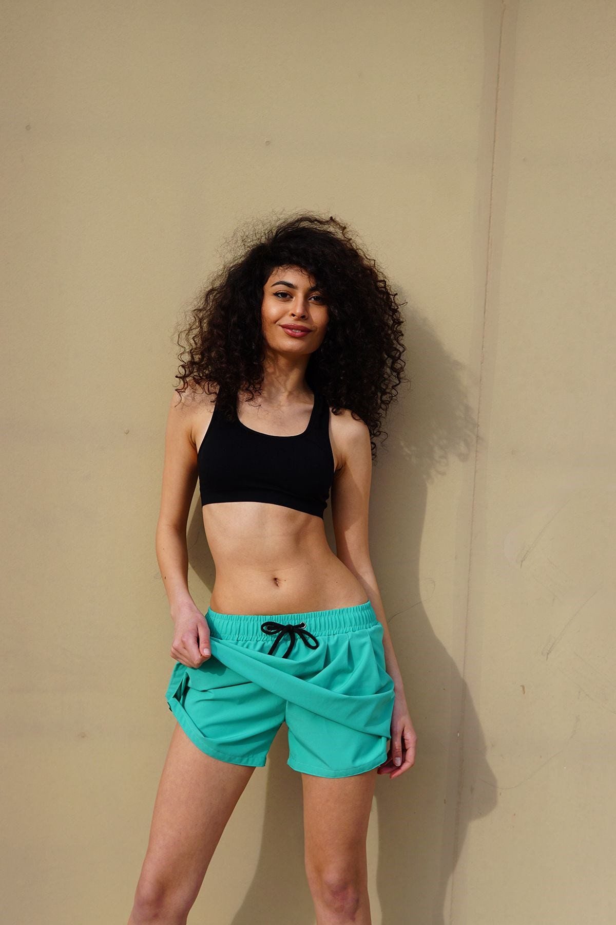 Damen Lycra Strandrock Shorts