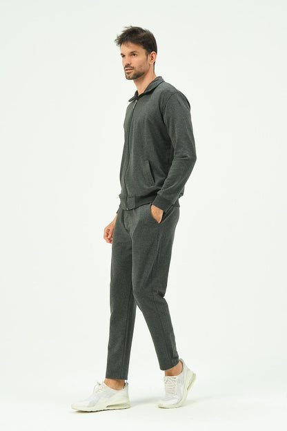 Herren Zip-Front Straight-Leg Trainingsanzug
