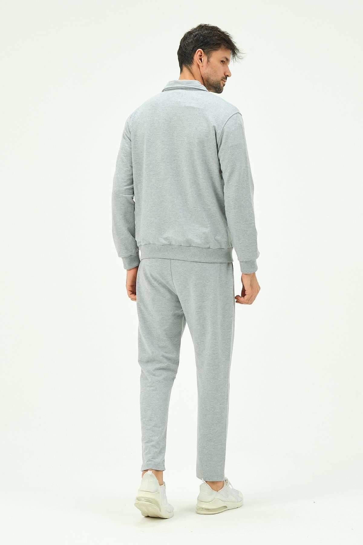 Herren Zip-Front Straight-Leg Trainingsanzug
