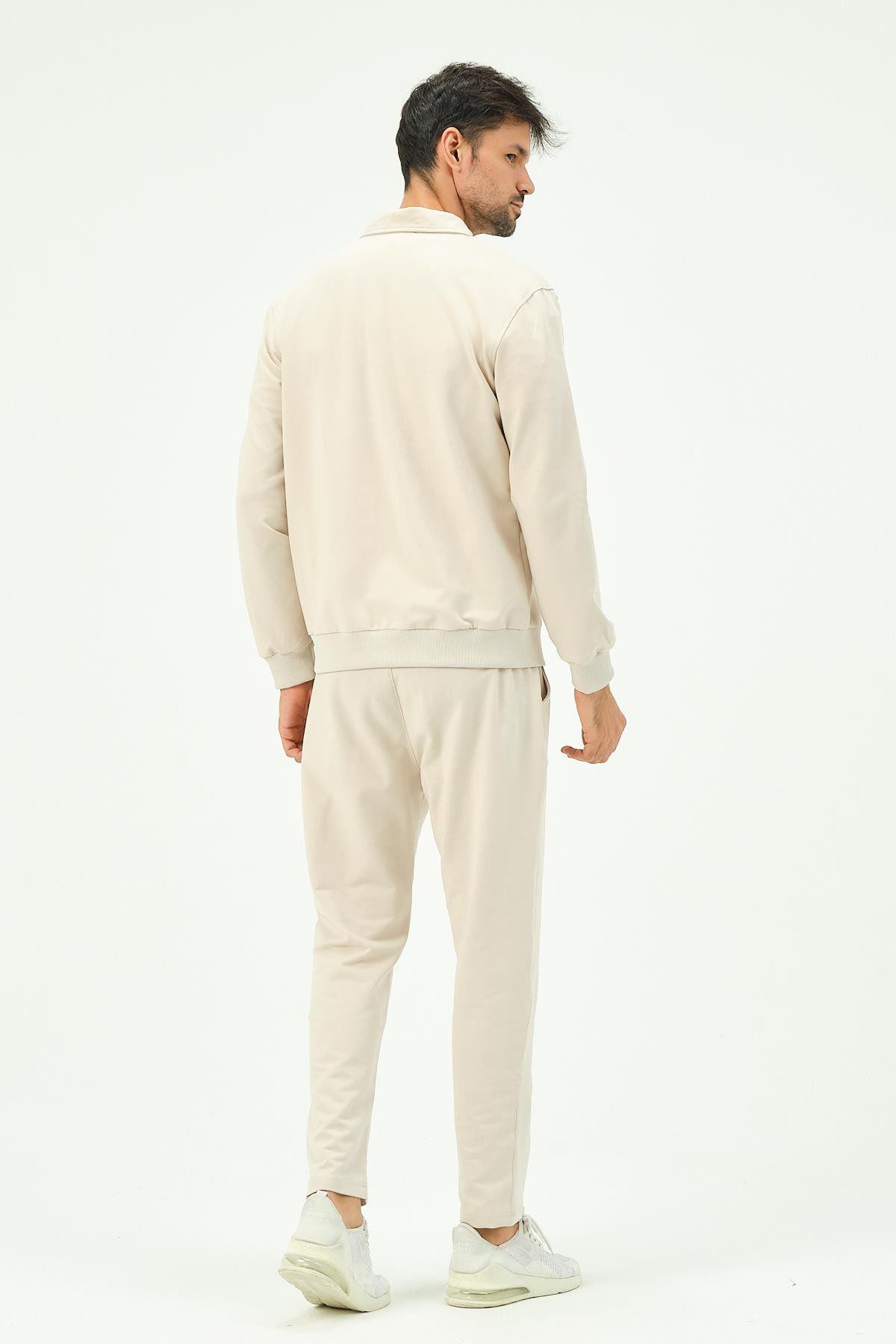 Herren Zip-Front Straight-Leg Trainingsanzug