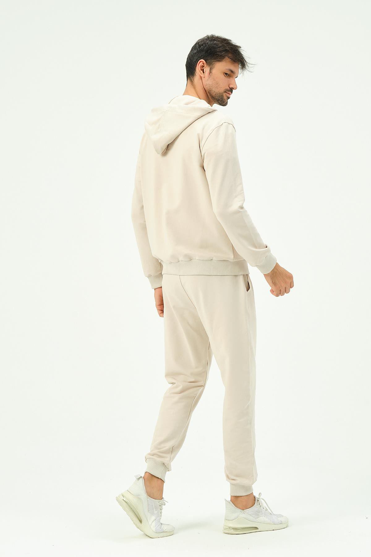 Herren Kapuzen-Zip-Front Jogger Set