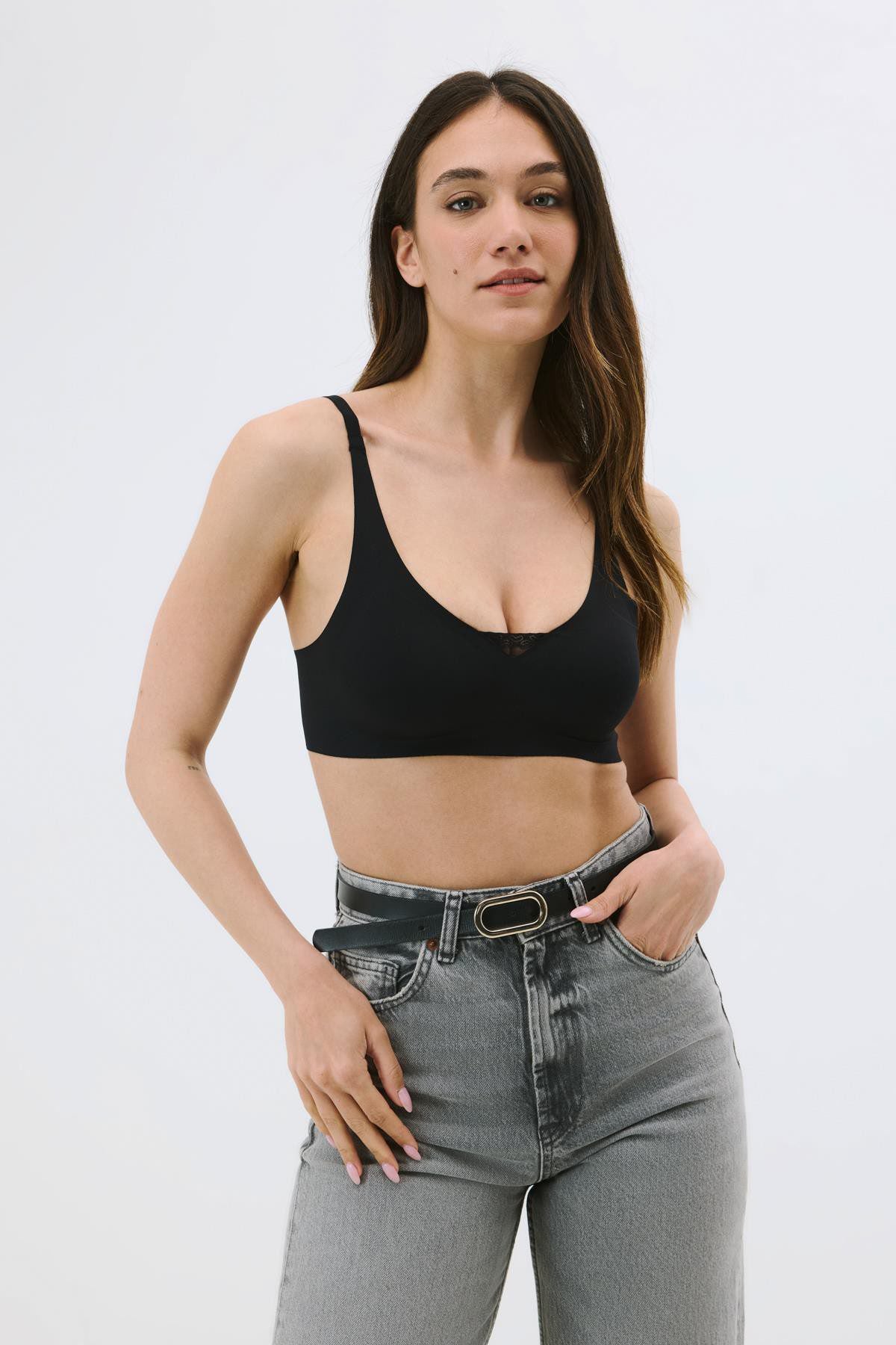 Nahtloser Laser-Entfernbarer Gepolsterter Bralette