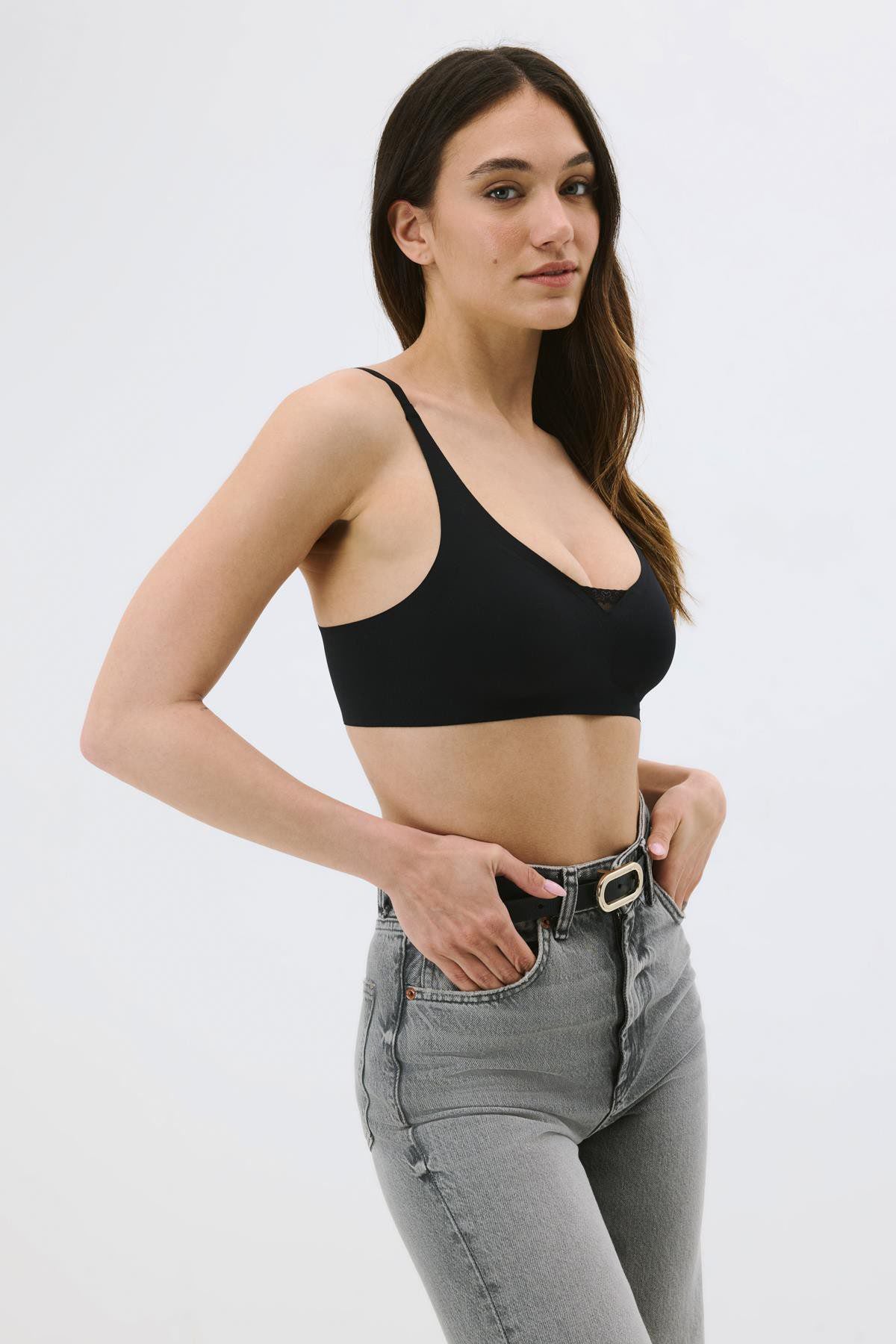 Nahtloser Laser-Entfernbarer Gepolsterter Bralette