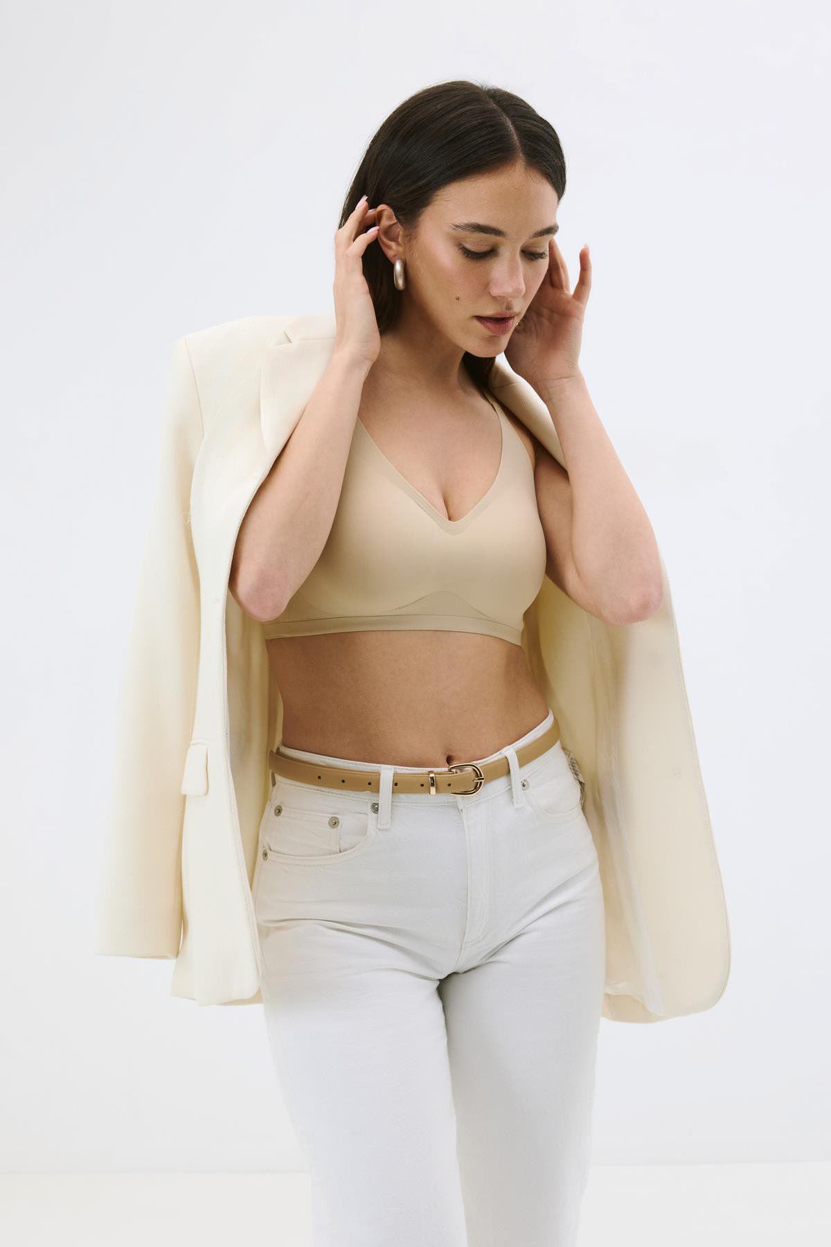 Nahtloser Laser-Entfernbarer Gepolsterter Bralette