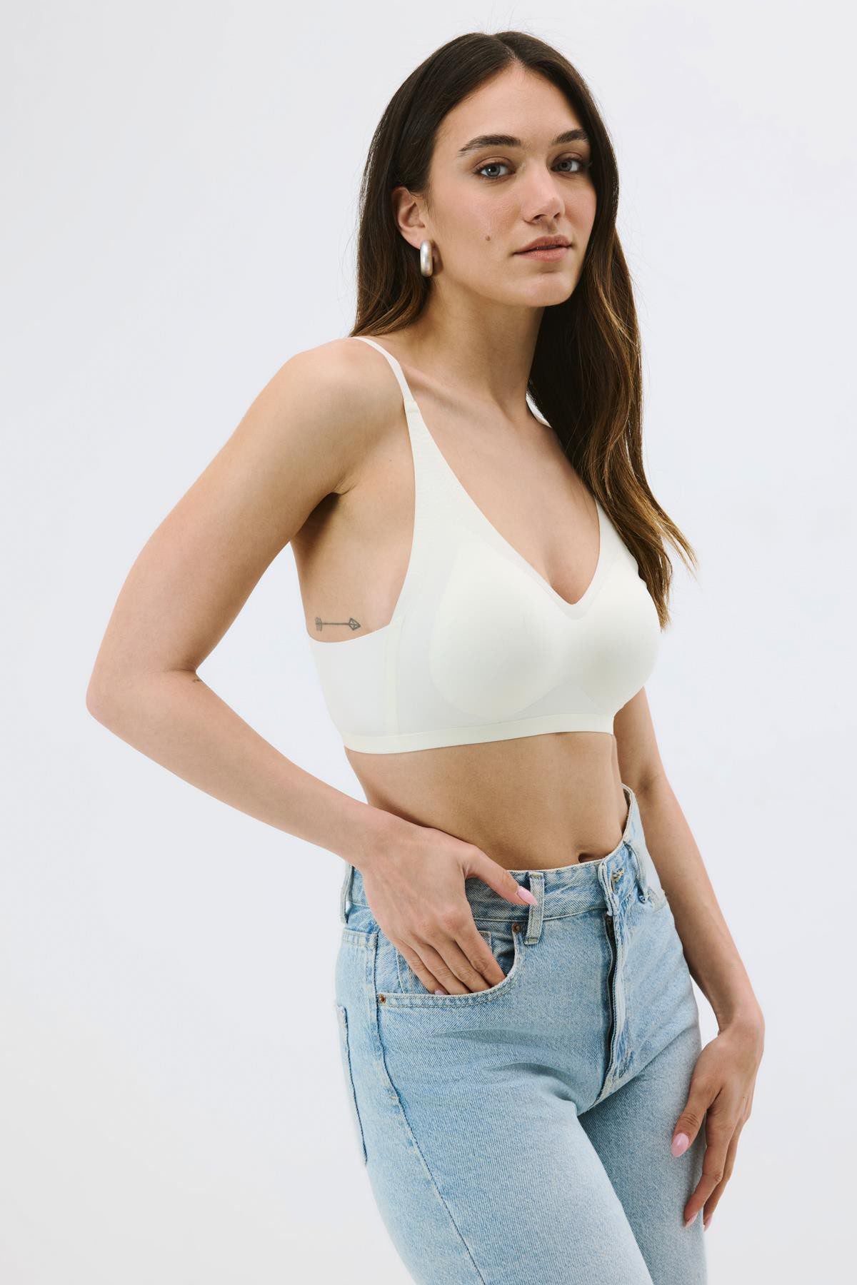 Nahtloser Laser-Entfernbarer Gepolsterter Bralette