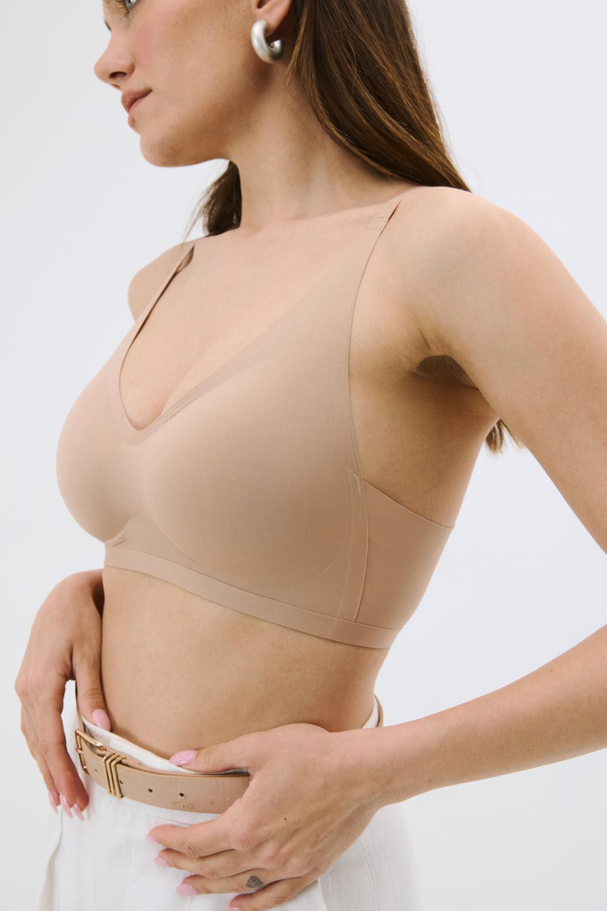 Nahtloser Laser-Entfernbarer Gepolsterter Bralette