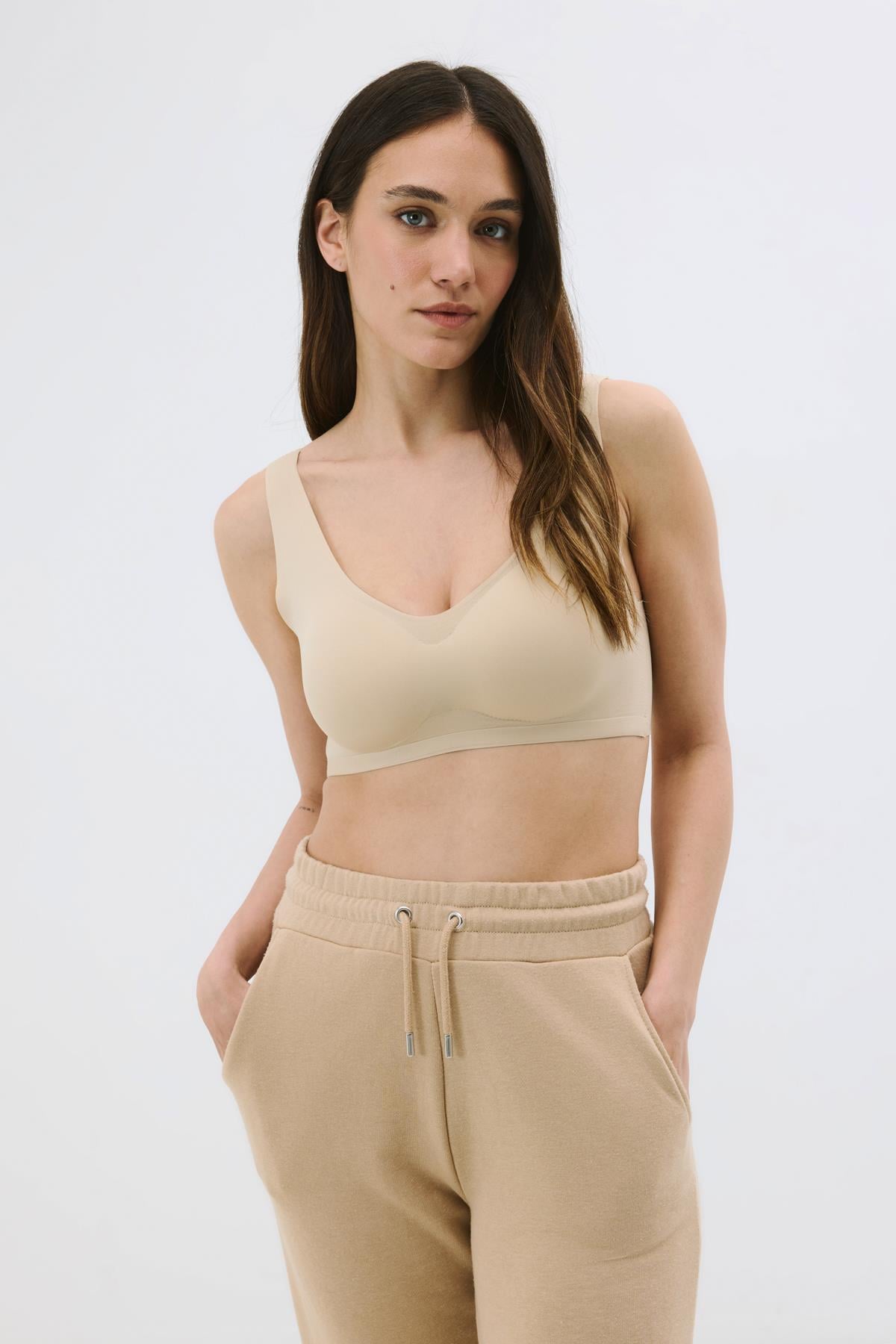 Nahtloser Laser-Entfernbarer Gepolsterter Bralette