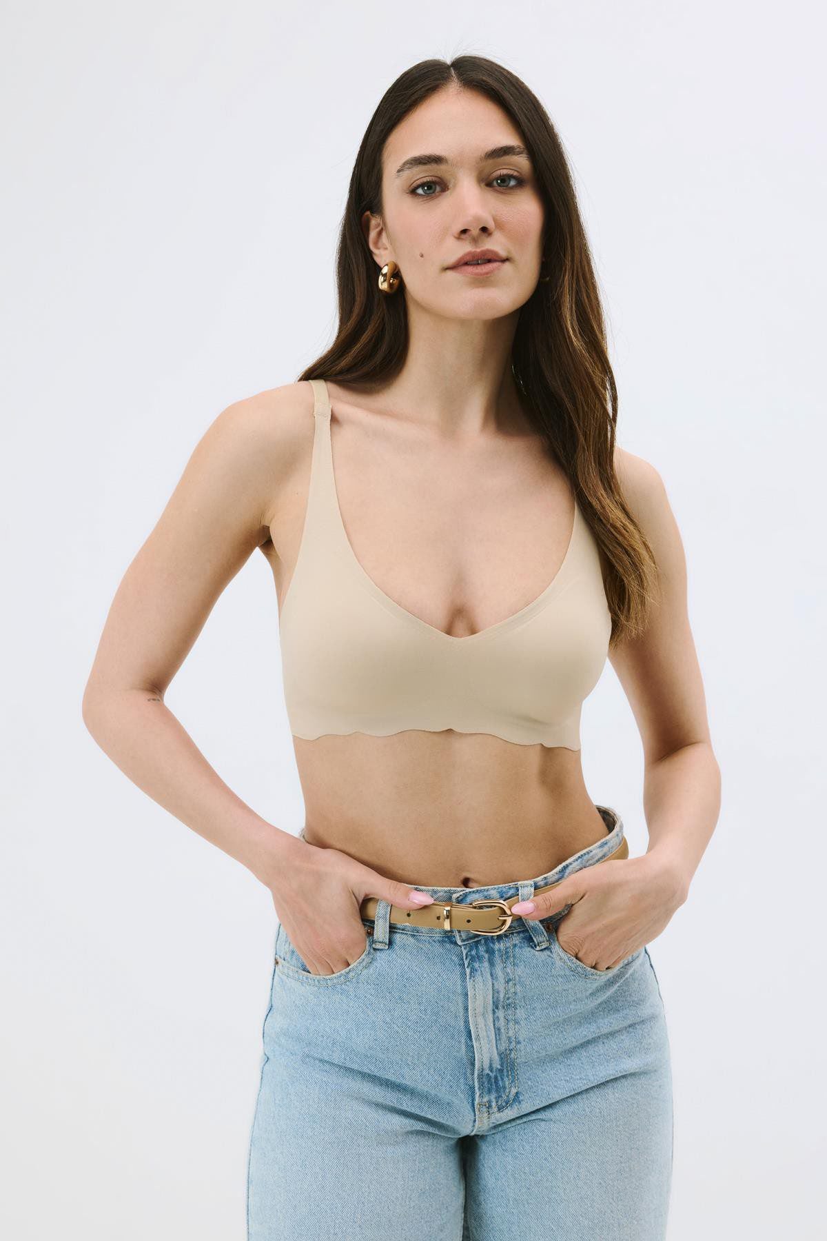 Nahtloser Laser-Entfernbarer Gepolsterter Bralette